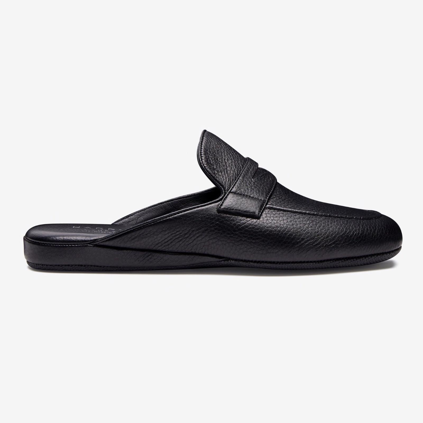 Harrys Of London Howard Deerskin Shoe Black