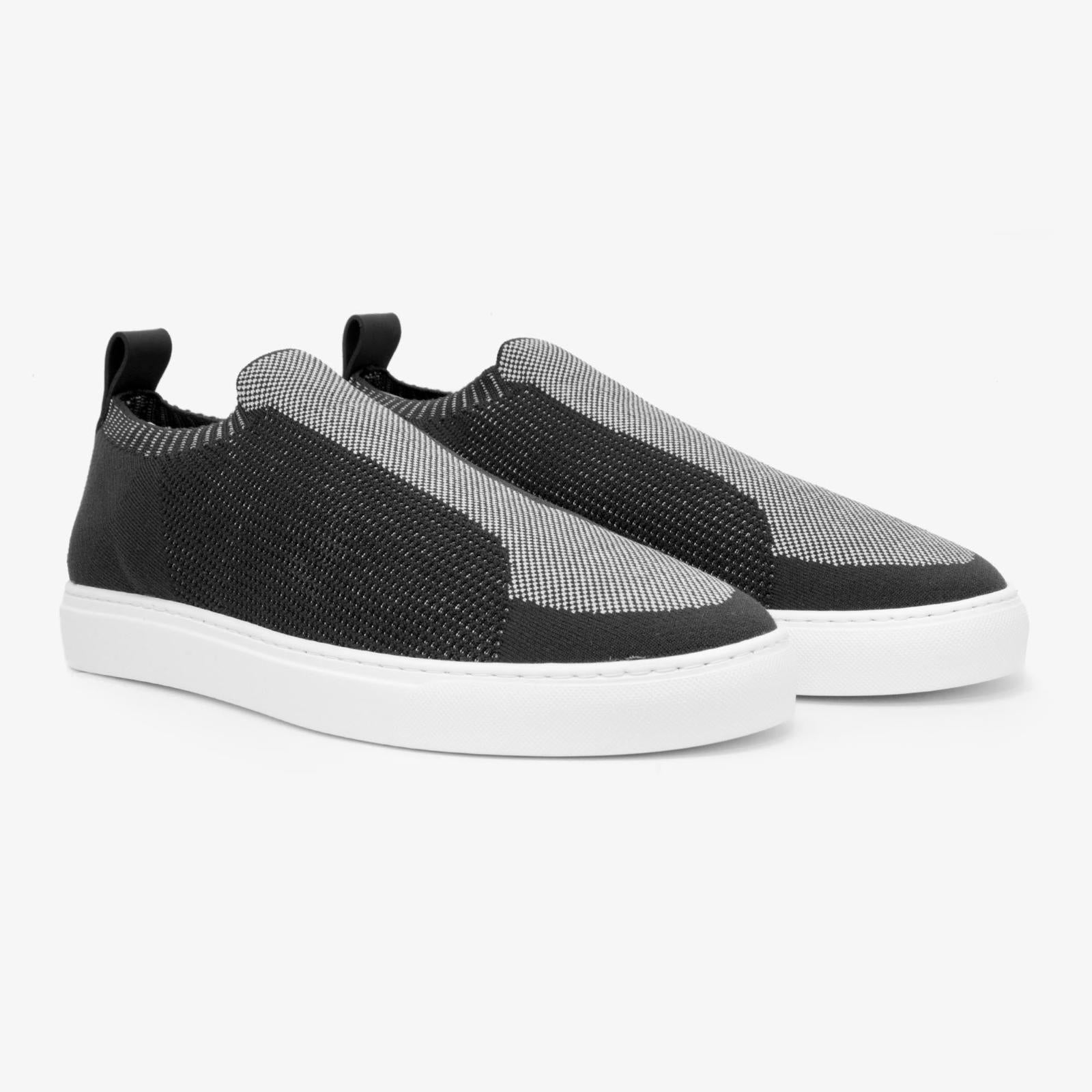 Harrys Of London Jaunty Knit Trainer Black-White