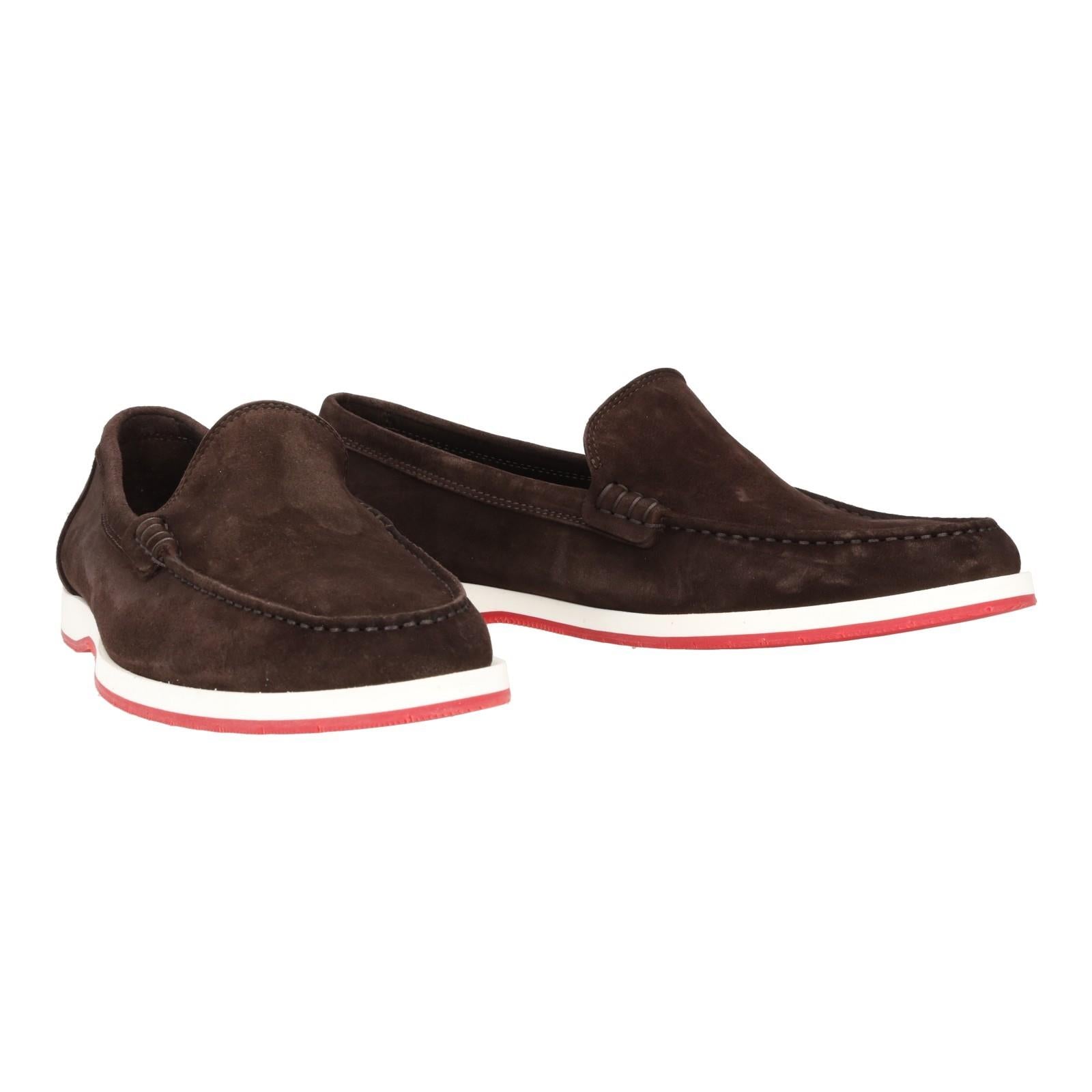 Harrys Of London Kitts Kudu Suede Loafer Espresso-MALFORD OF LONDON SAVILE ROW MENSWEAR OUTLET