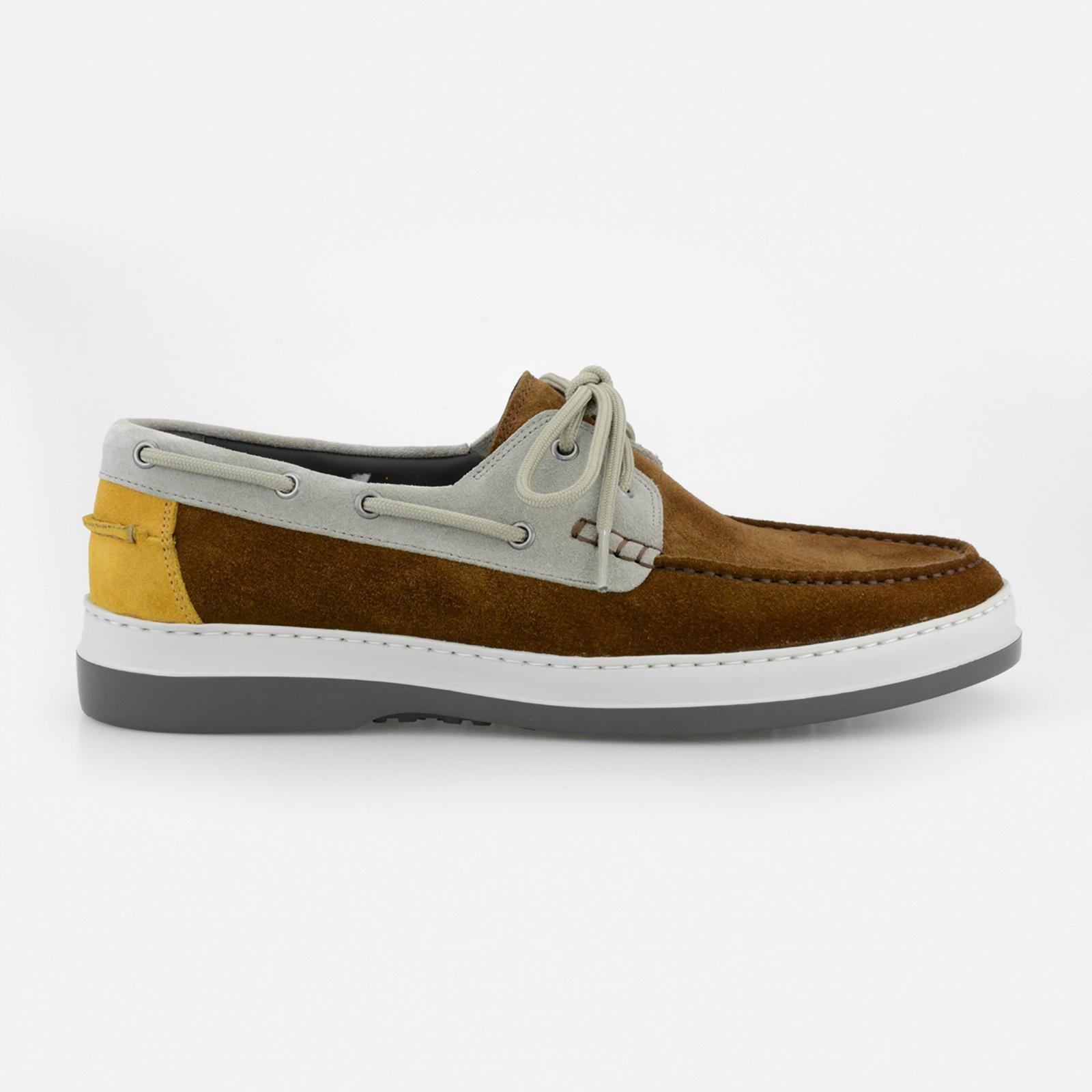 Harrys Of London Marina Suede Trainer Chestnut-MALFORD OF LONDON SAVILE ROW MENSWEAR OUTLET