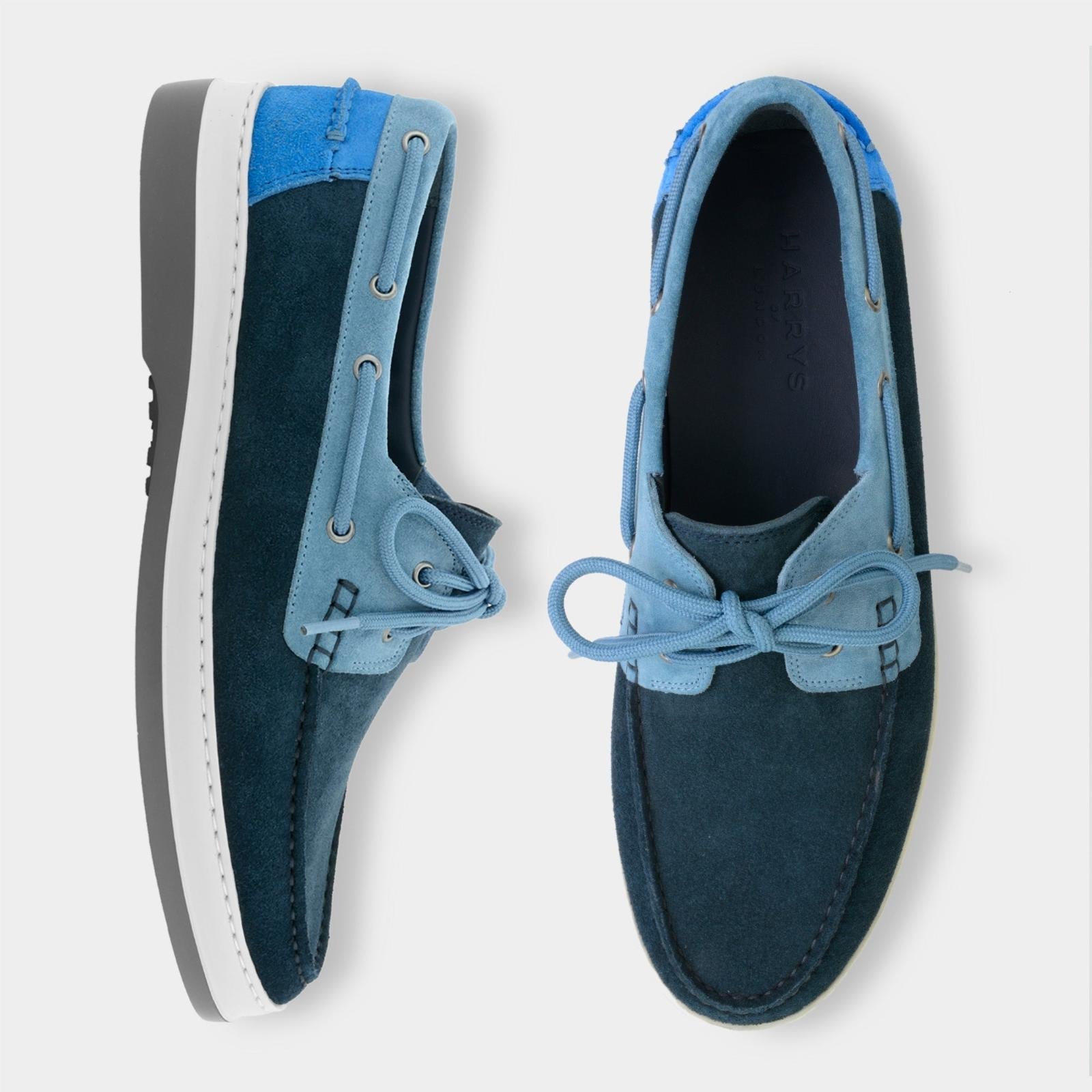 Harrys Of London Marina Suede Trainer Midnight