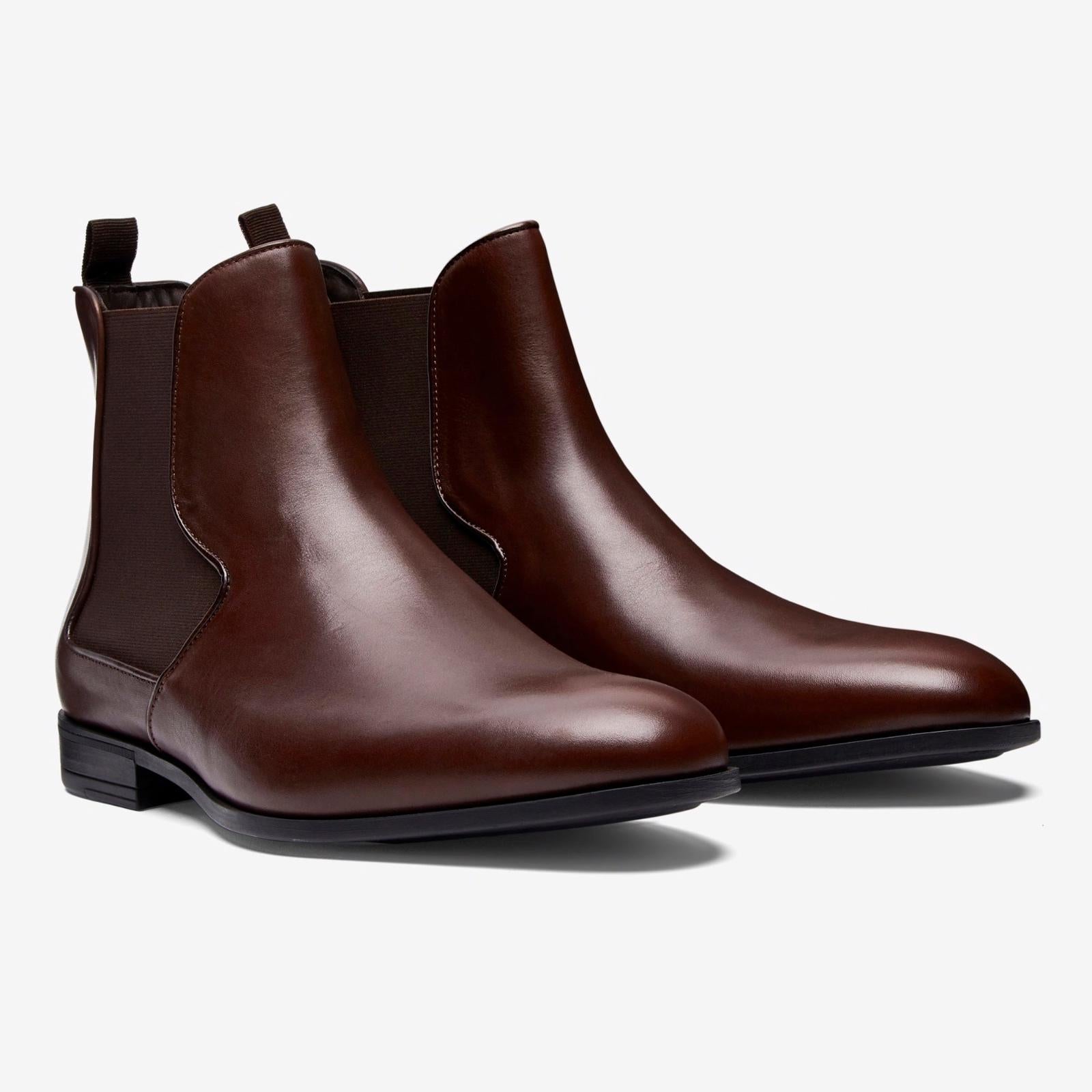 Harrys Of London Mark F Satin Calf Shoe Dark Brown-MALFORD OF LONDON SAVILE ROW MENSWEAR OUTLET