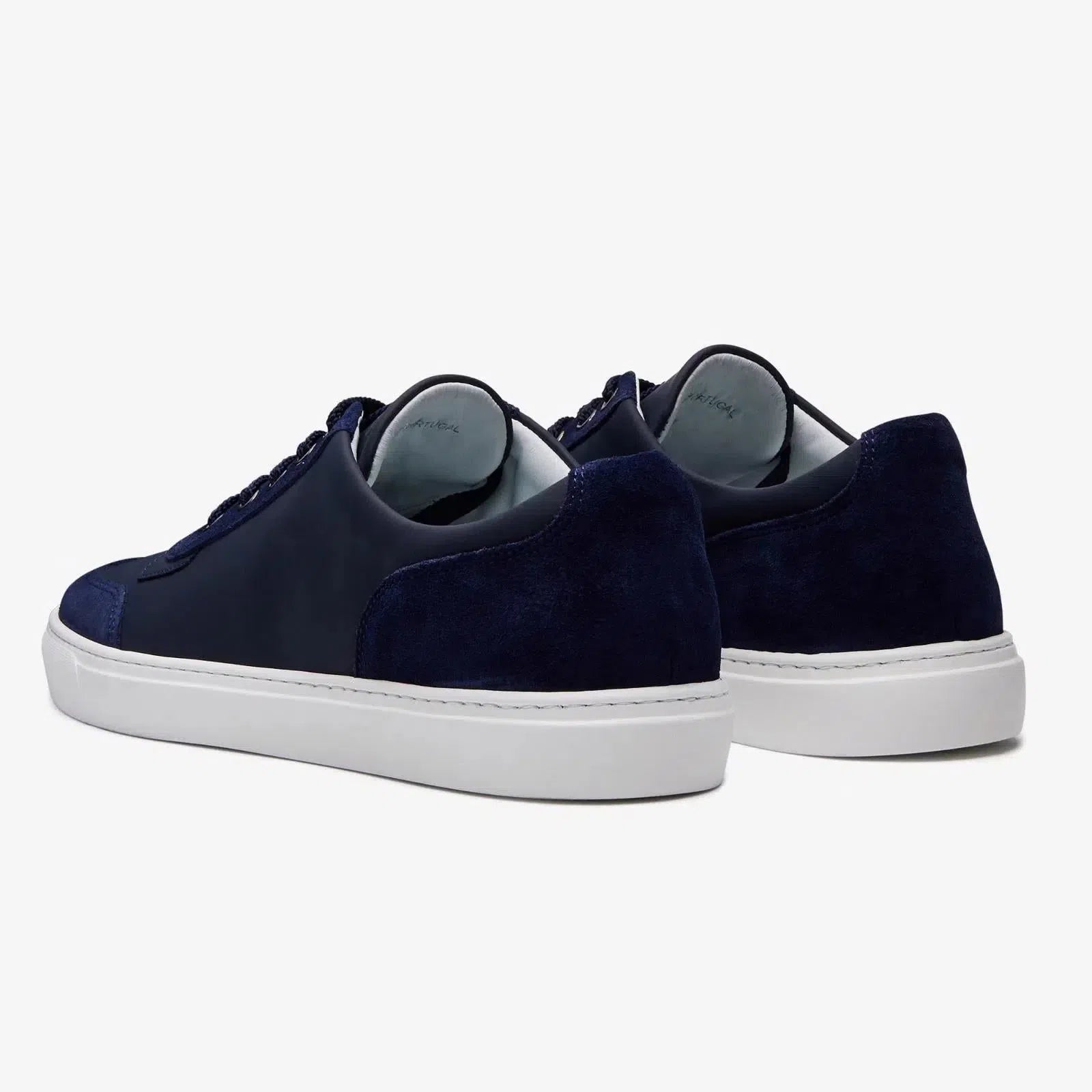 Harrys Of London Nimble Pro Tech/Suede Trainer Midnight-MALFORD OF LONDON SAVILE ROW MENSWEAR OUTLET