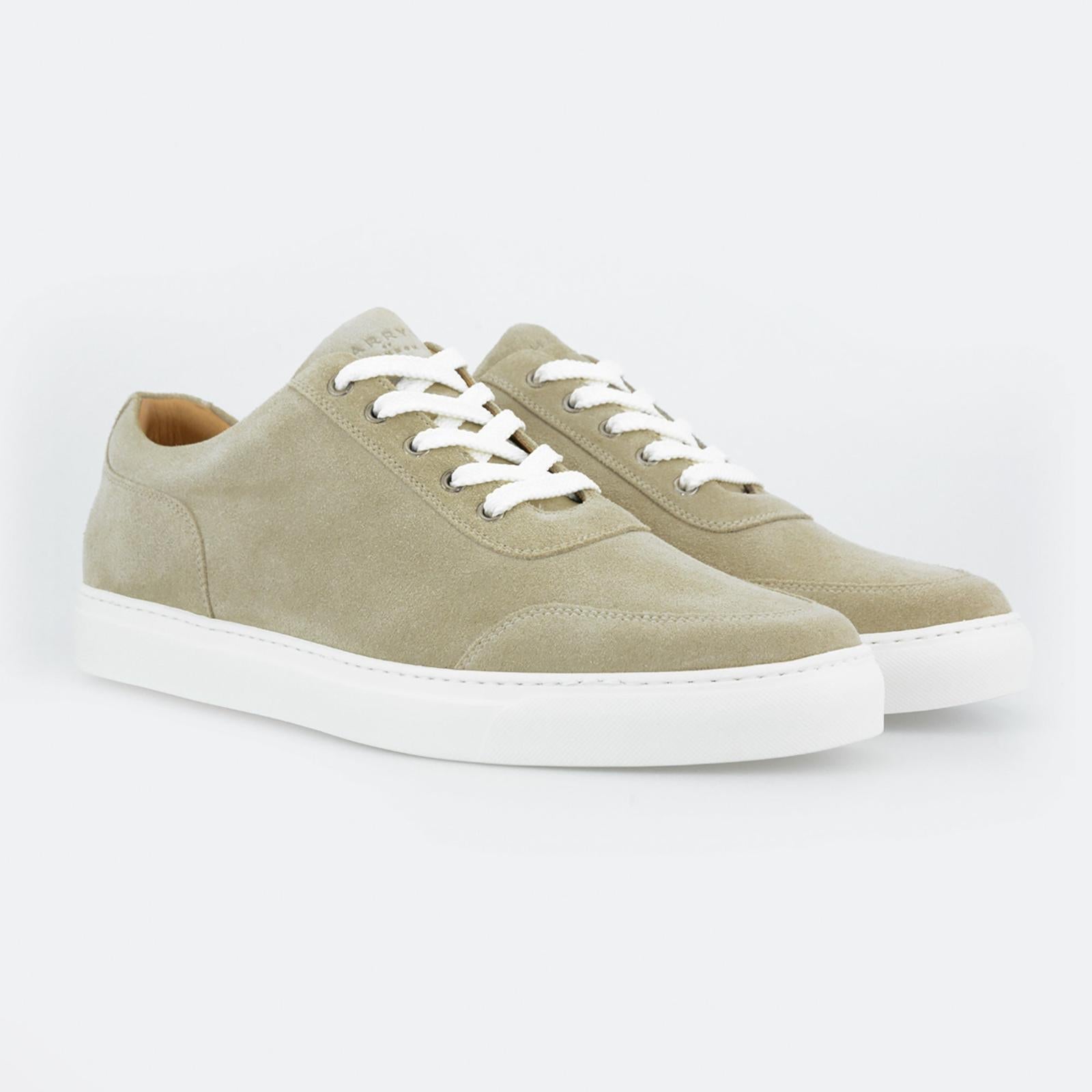 Harrys Of London Nimble Suede Shoe Greige