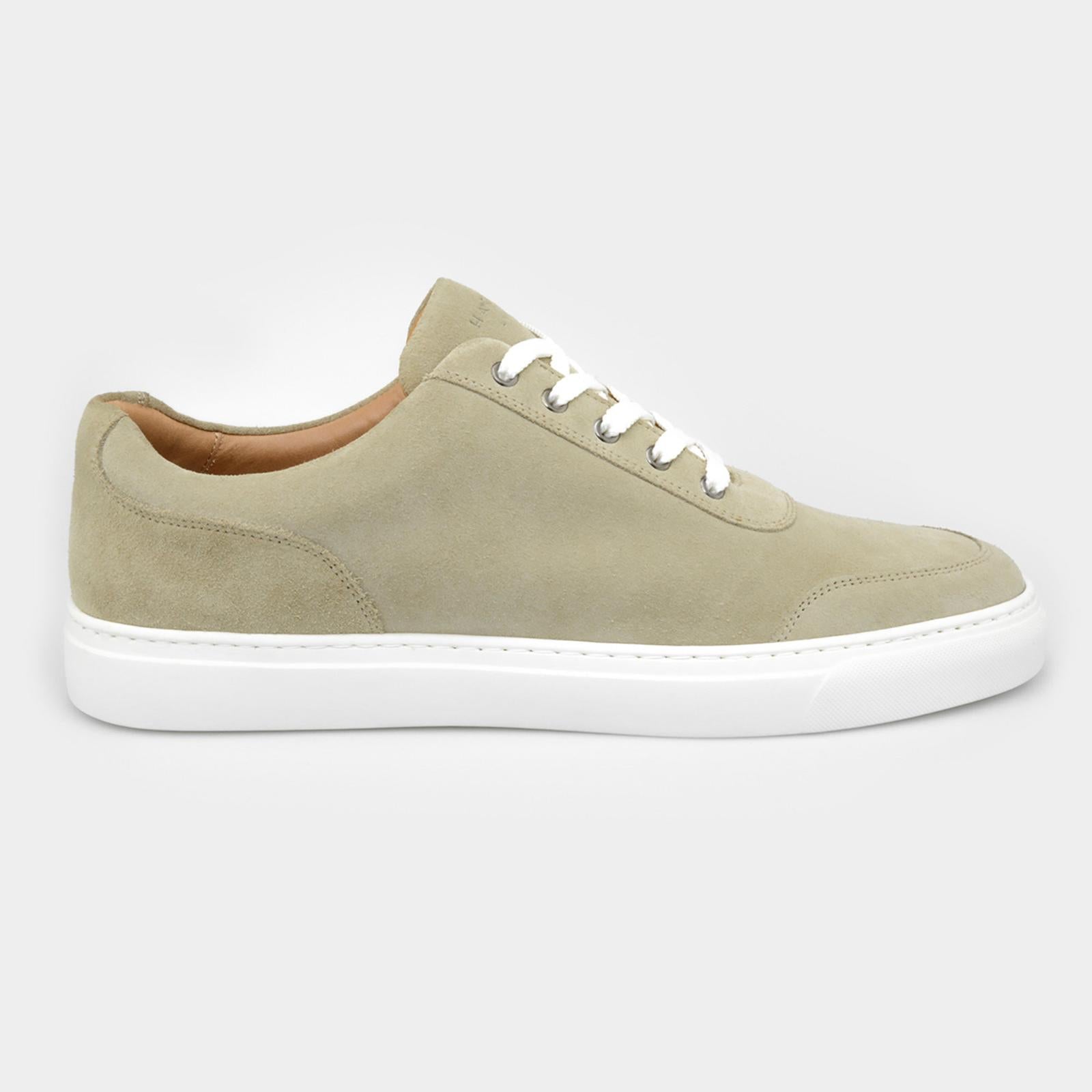 Harrys Of London Nimble Suede Shoe Greige