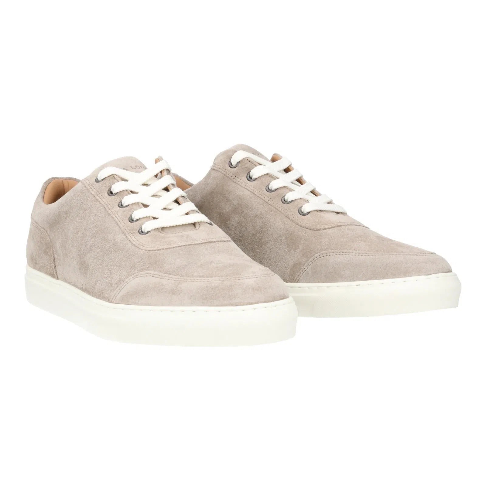 Harrys Of London Nimble Suede Trainer Biscuit Brown-MALFORD OF LONDON SAVILE ROW MENSWEAR OUTLET