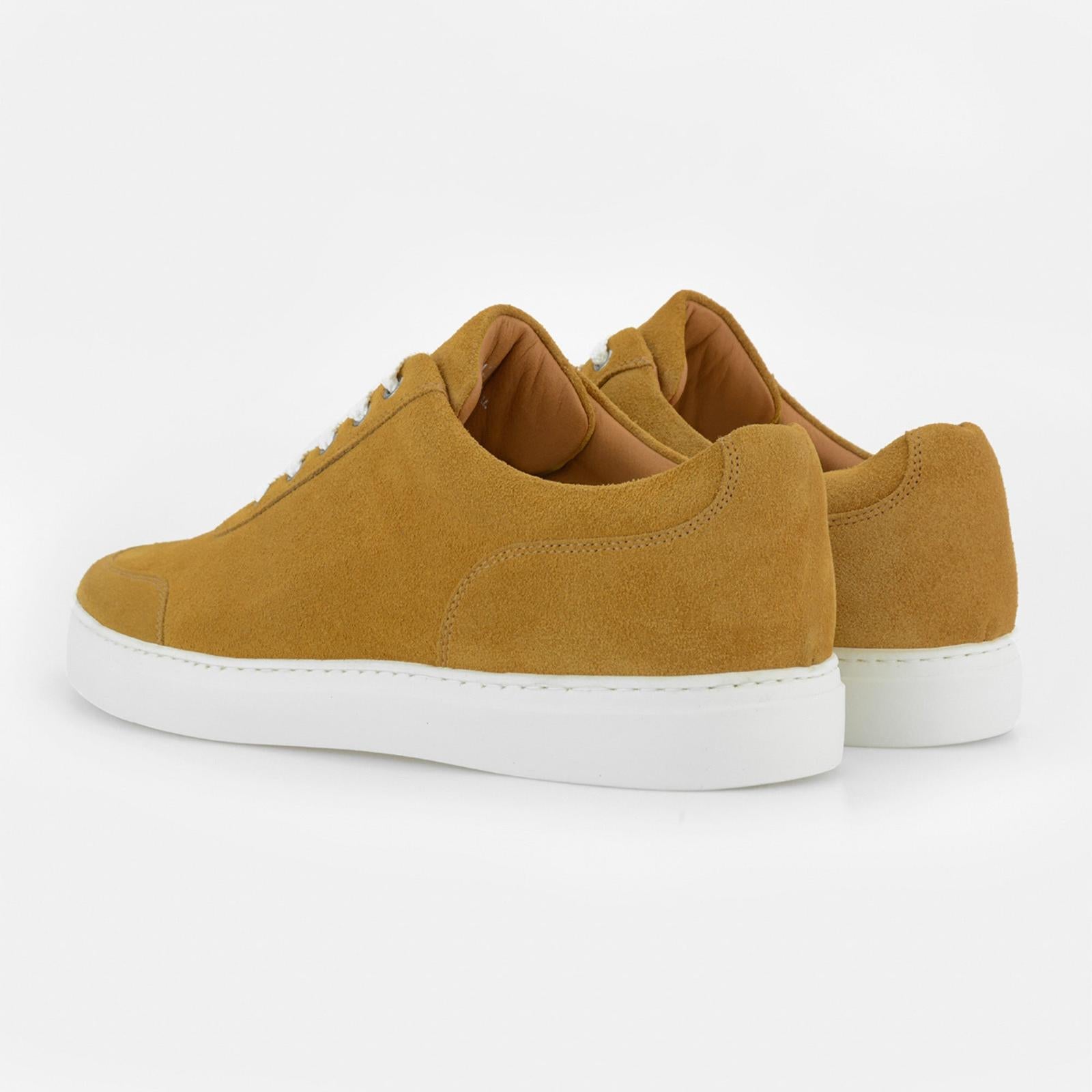 Harrys Of London Nimble Suede Trainer Corn-MALFORD OF LONDON SAVILE ROW MENSWEAR OUTLET