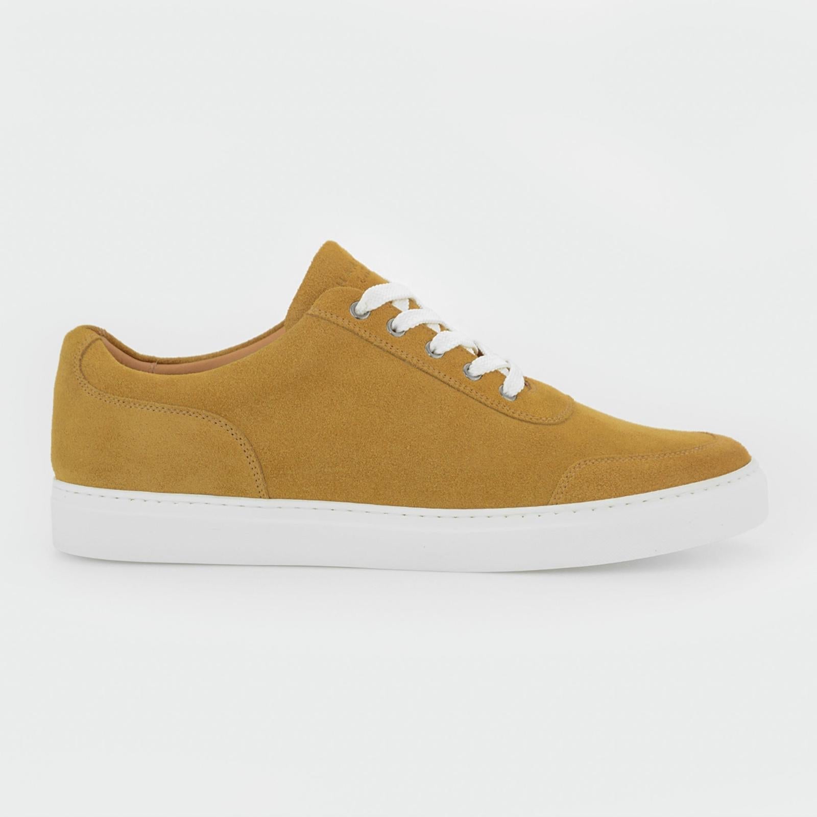 Harrys Of London Nimble Suede Trainer Corn-MALFORD OF LONDON SAVILE ROW MENSWEAR OUTLET