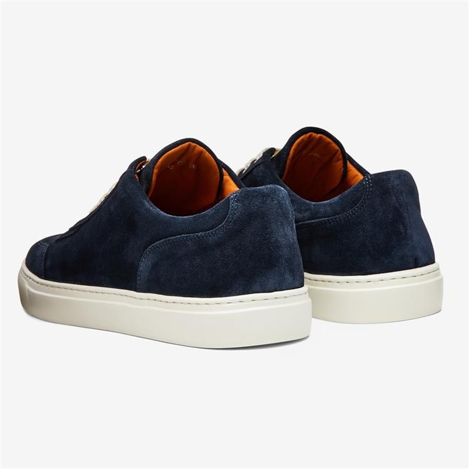 Harrys Of London Nimble Suede Trainer Navy