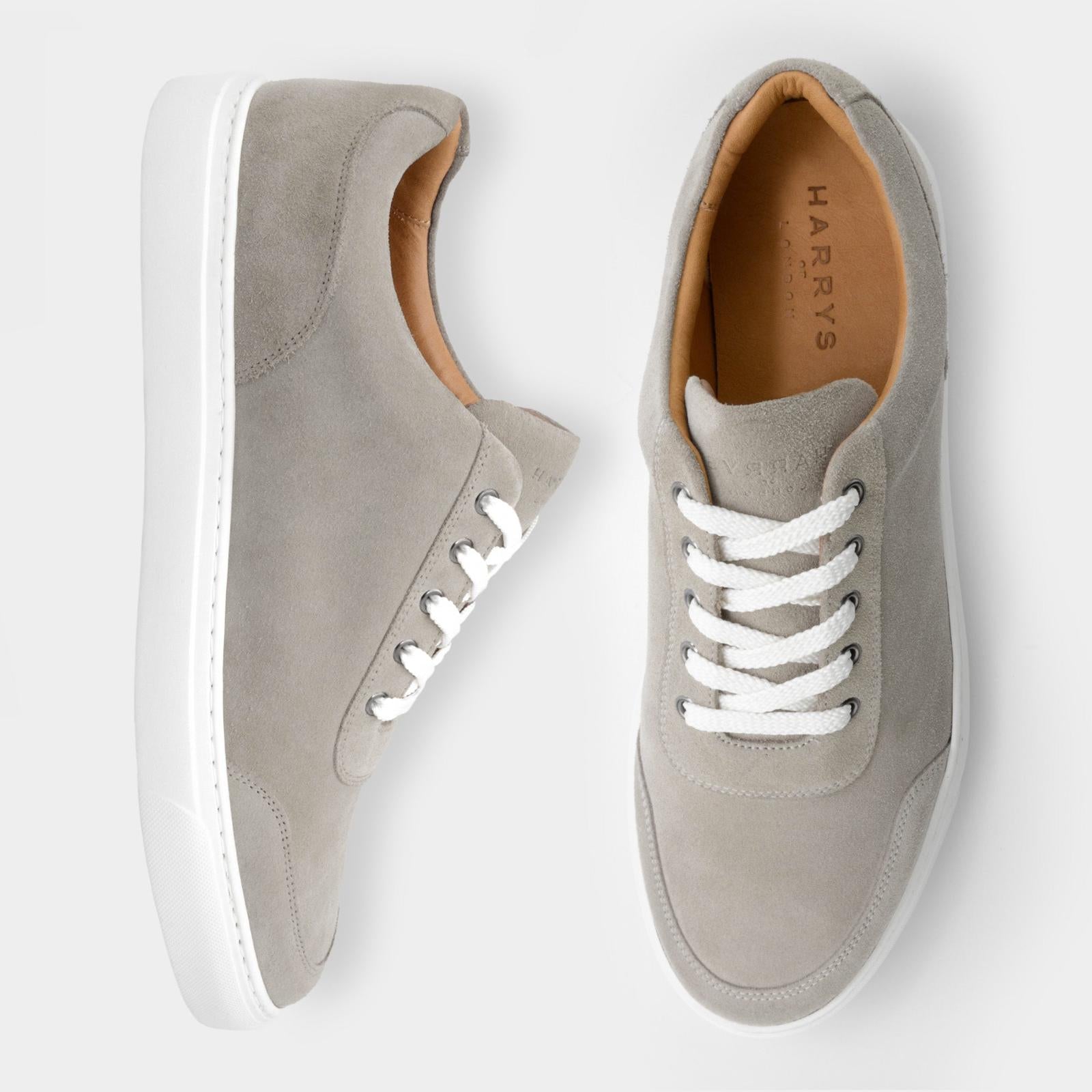 Harrys Of London Nimble Suede Trainer Perla