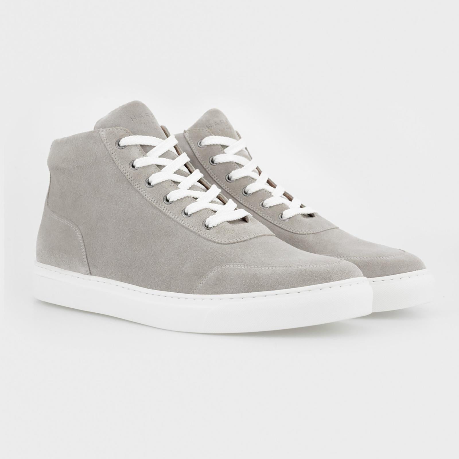 Harrys Of London Nimble high Suede Trainer Perla