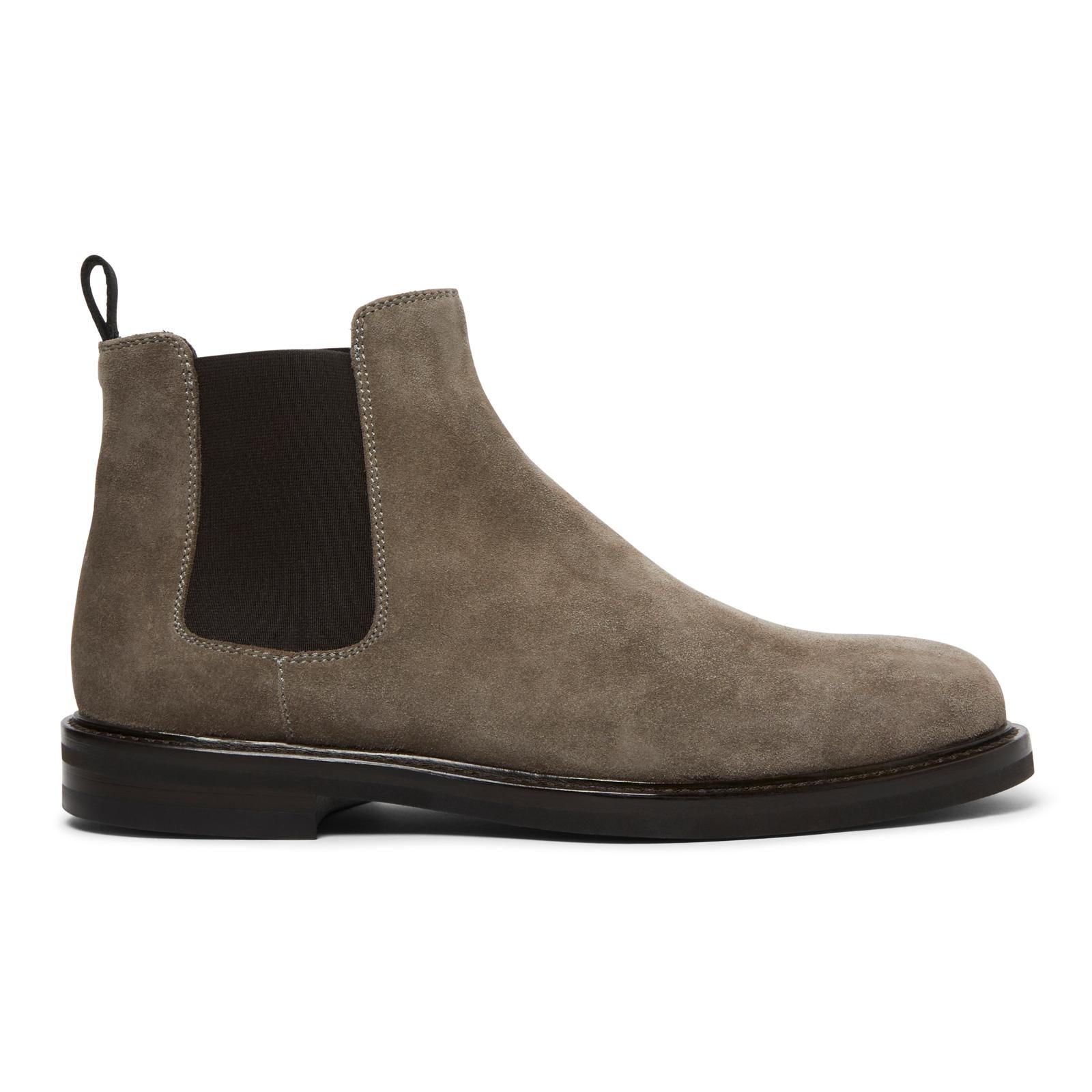 Harrys Of London Ridge Suede Shoe Taupe-MALFORD OF LONDON SAVILE ROW MENSWEAR OUTLET