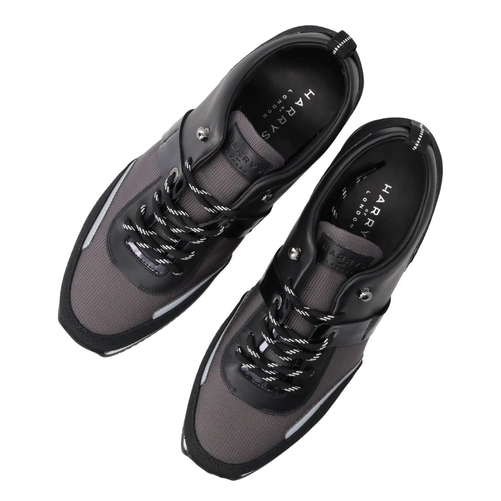 Harrys Of London Urban Hiker Trainer Black/Grey-MALFORD OF LONDON SAVILE ROW MENSWEAR OUTLET