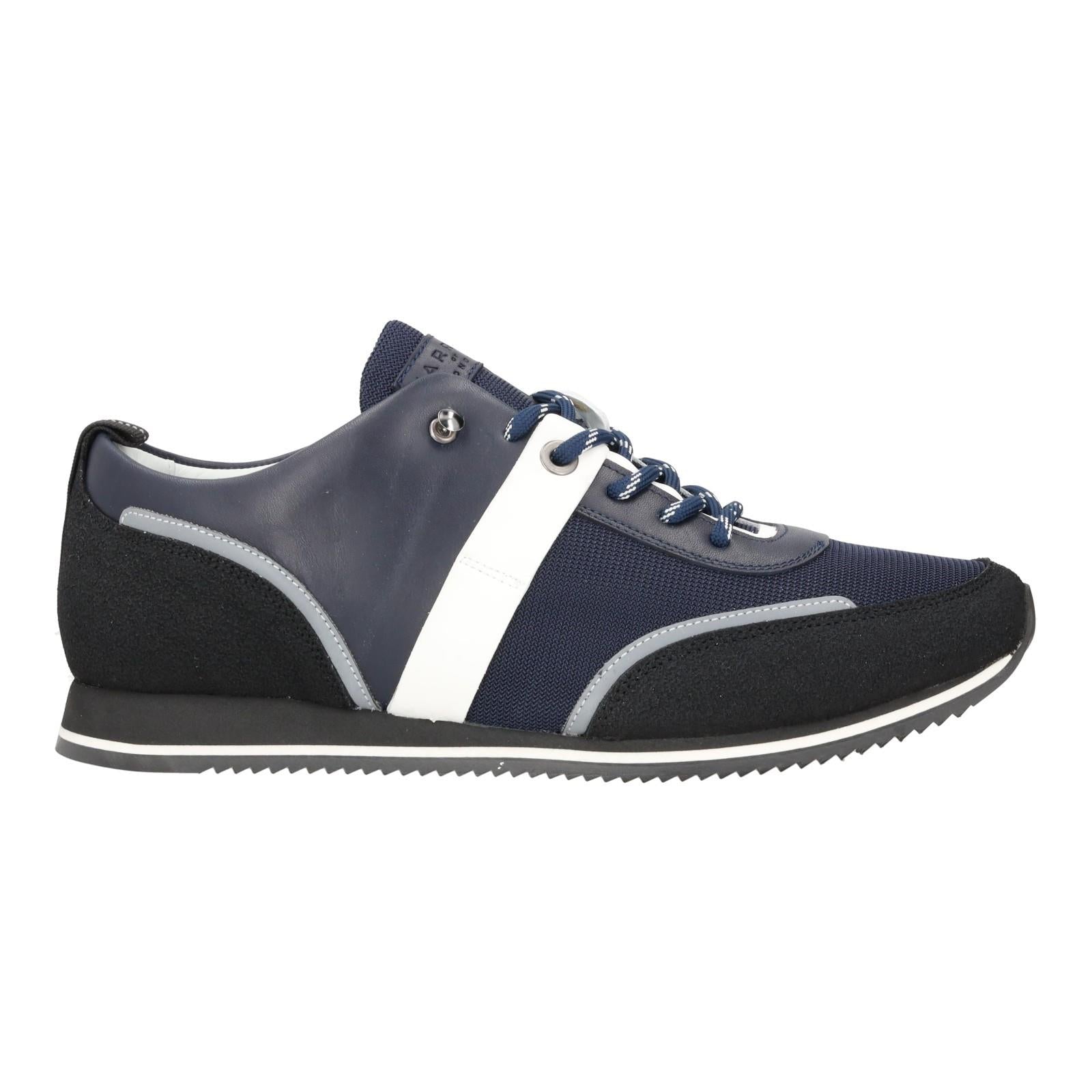 Harrys Of London Urban Hiker Trainer Navy/Black-MALFORD OF LONDON SAVILE ROW MENSWEAR OUTLET