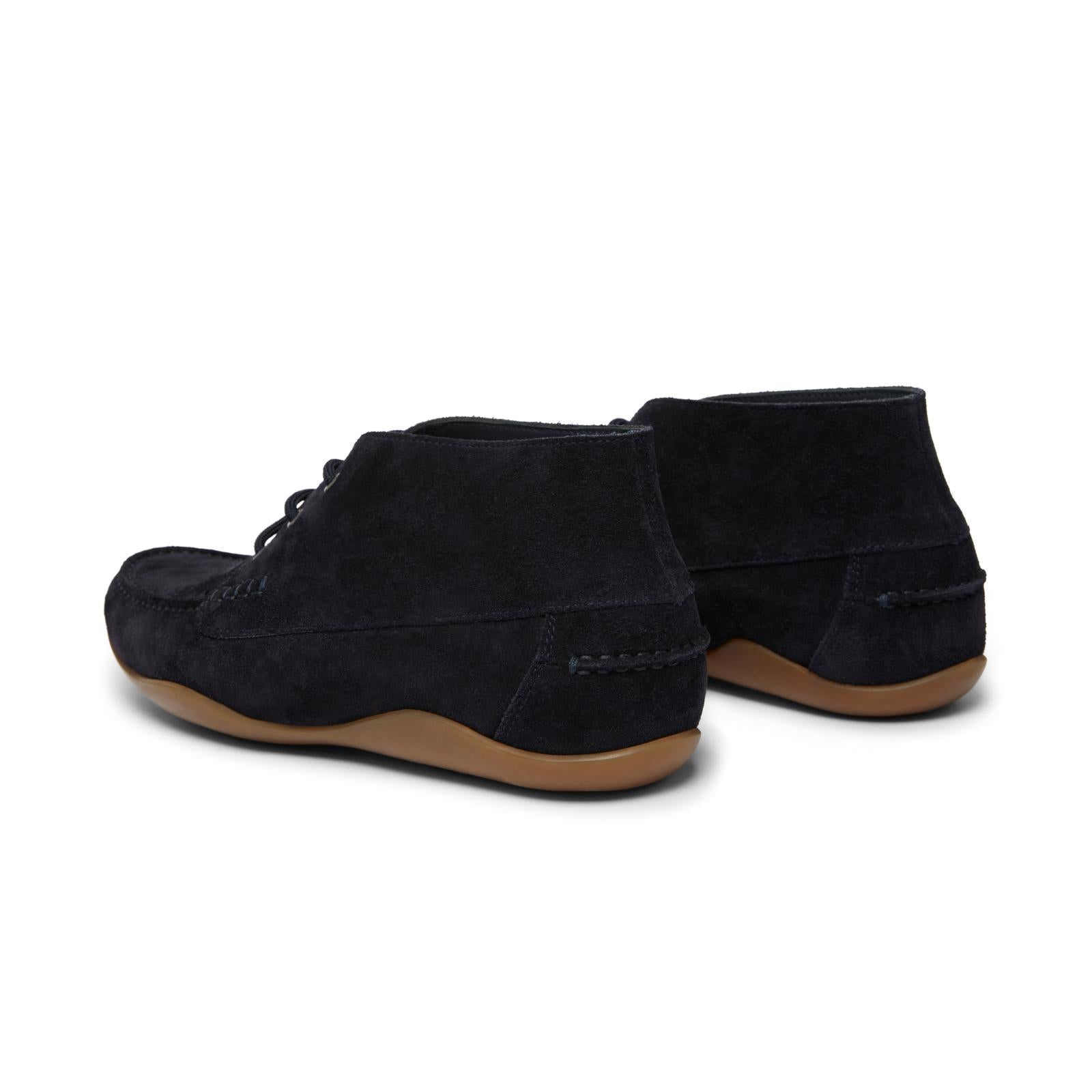 Harrys Of London Walter Suede Shoe Dark Navy-MALFORD OF LONDON SAVILE ROW MENSWEAR OUTLET