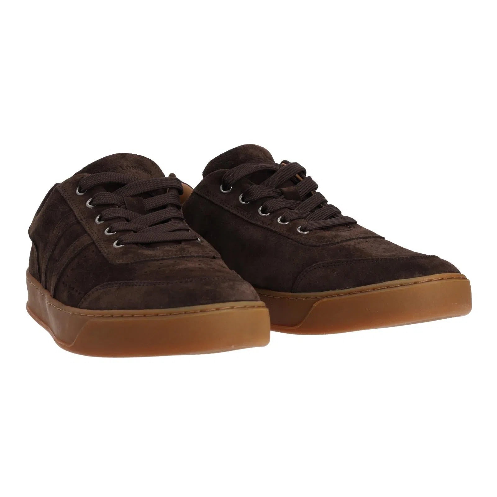 Harrys Of London Warren Suede Trainer Ebony/Honey-MALFORD OF LONDON SAVILE ROW MENSWEAR OUTLET