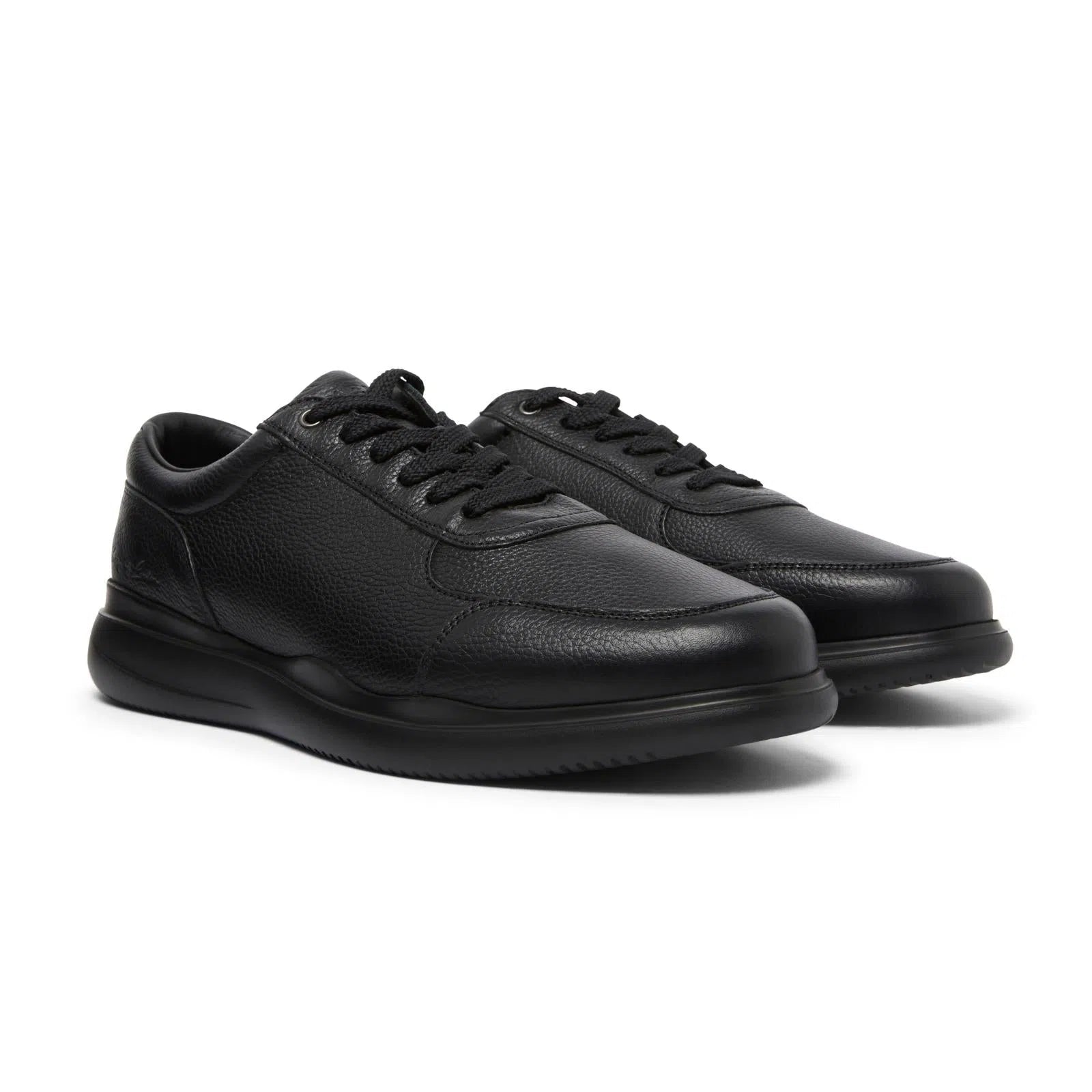 Harrys Of London Wave Sneaker Soft Milled Calf Black-MALFORD OF LONDON SAVILE ROW MENSWEAR OUTLET