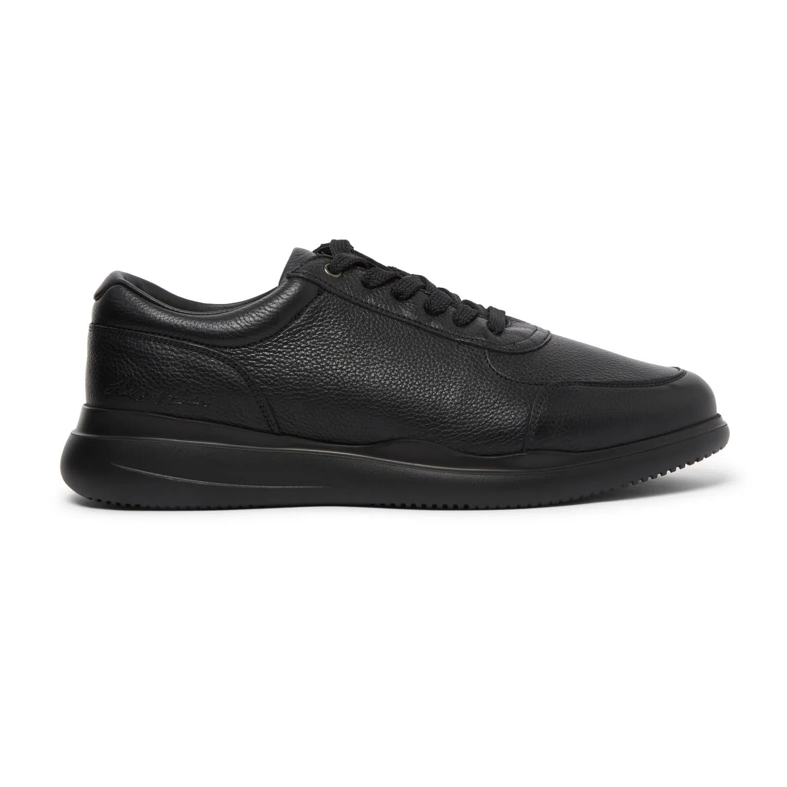 Harrys Of London Wave Sneaker Soft Milled Calf Black-MALFORD OF LONDON SAVILE ROW MENSWEAR OUTLET