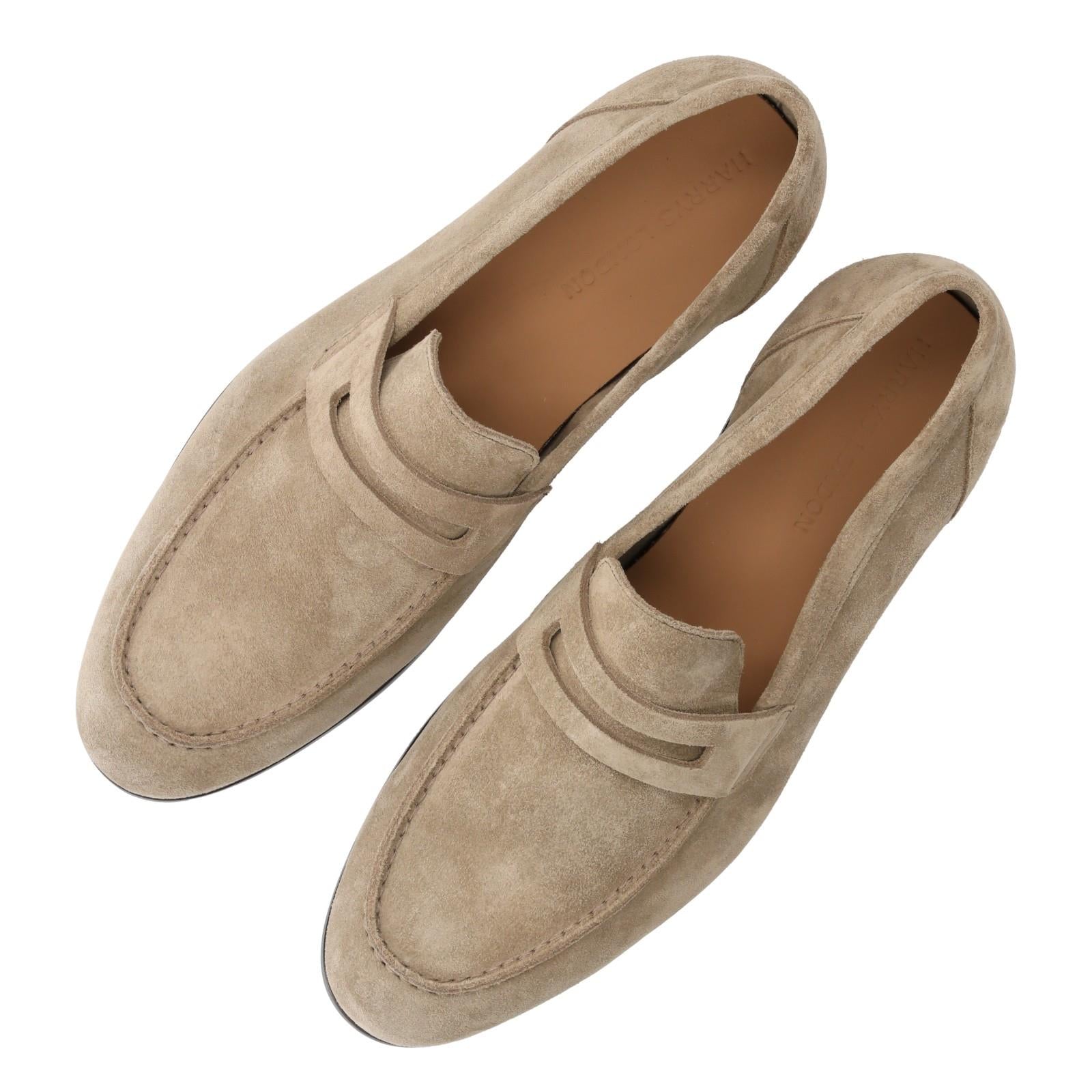 Harrys Of London William Suede Shoe Lead-MALFORD OF LONDON SAVILE ROW MENSWEAR OUTLET