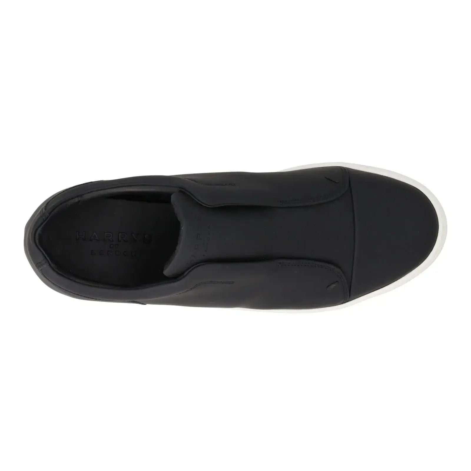 Harry's of London Arianne Trainer Low Top Black Alabaster-MALFORD OF LONDON SAVILE ROW MENSWEAR OUTLET