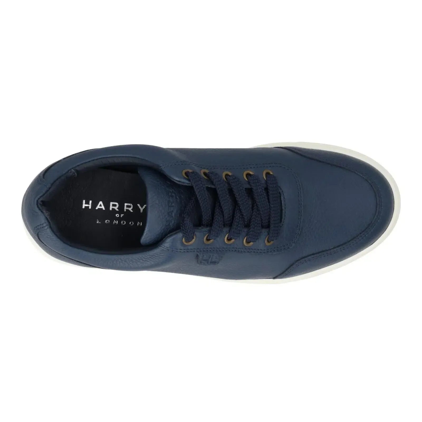 Harry's of London Nimbella HL Trainer Low Top Navy Alabaster-MALFORD OF LONDON SAVILE ROW MENSWEAR OUTLET