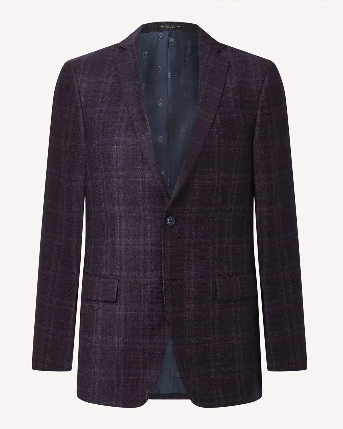 John Varvatos SB2 Sports Jacket Multi Blues-MALFORD OF LONDON SAVILE ROW MENSWEAR OUTLET