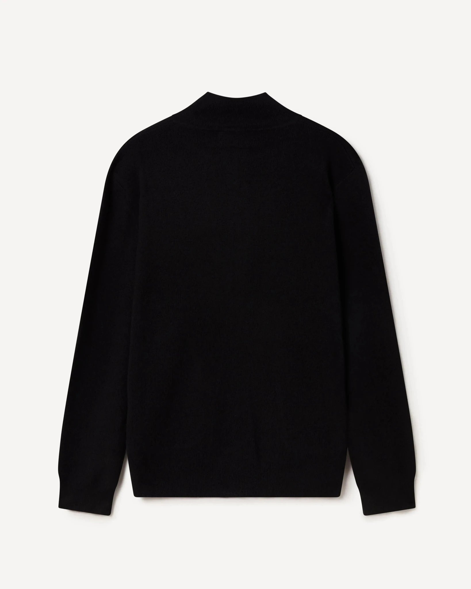 Kilgour Full Zip Merino Wool Pull Over Black – Savile Row Menswear Outlet | Malford of London
