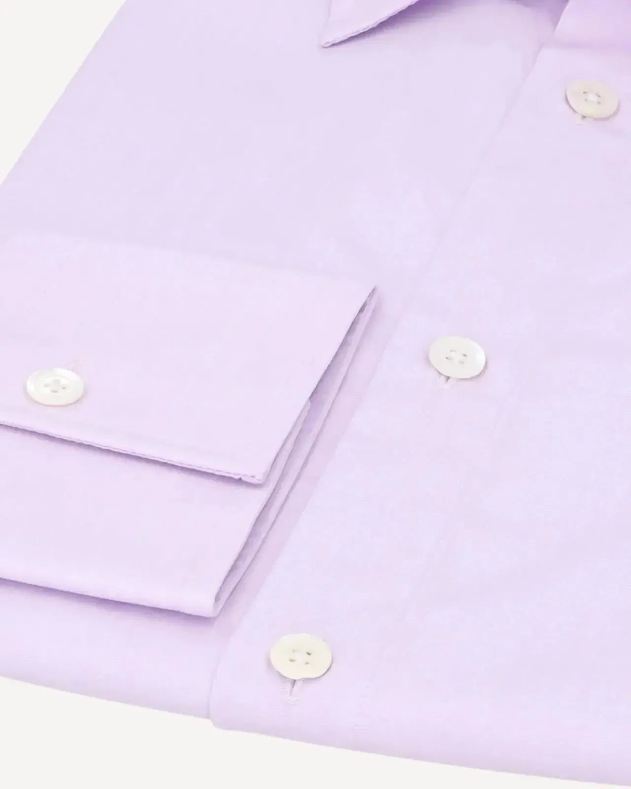 KILGOUR Regular Collar Poplin Cotton Shirt - Lilac-MALFORD OF LONDON SAVILE ROW MENSWEAR OUTLET