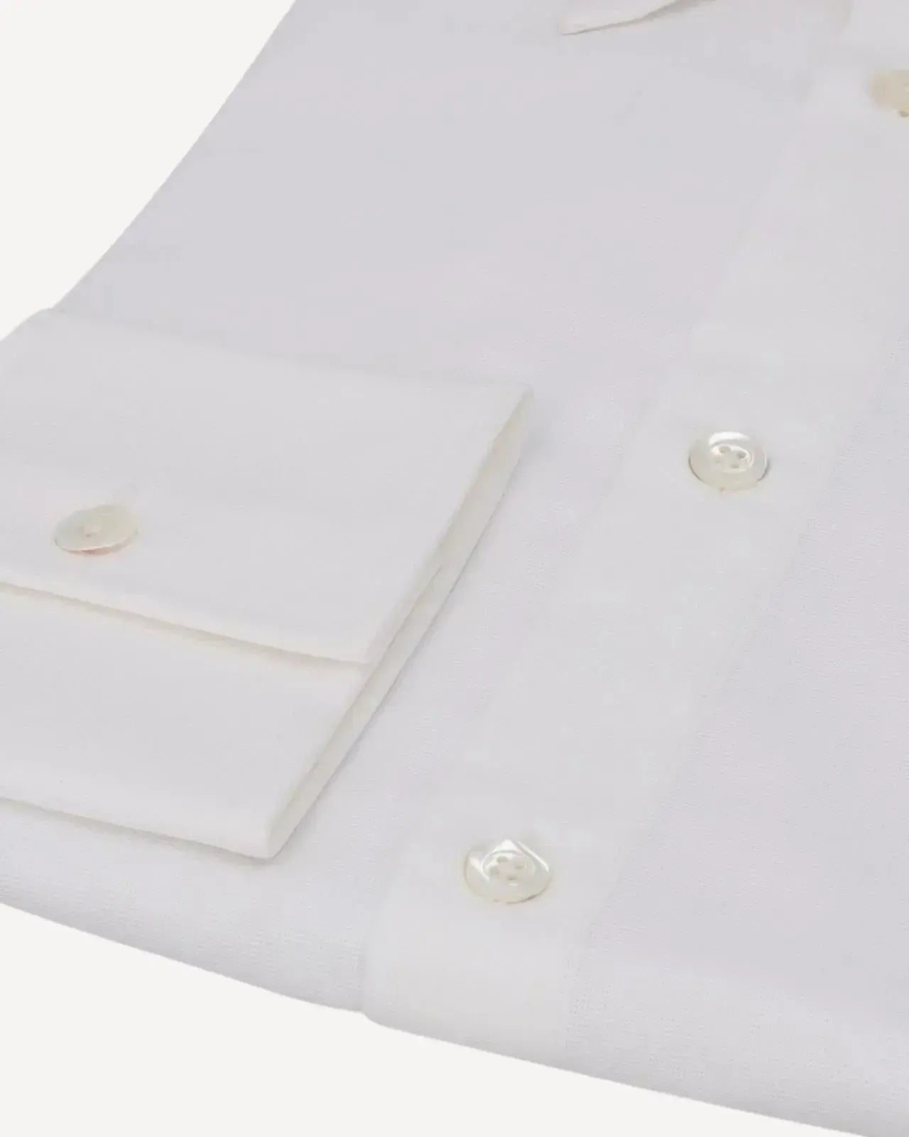 KILGOUR Regular Collar Poplin Cotton Shirt - White-MALFORD OF LONDON SAVILE ROW MENSWEAR OUTLET