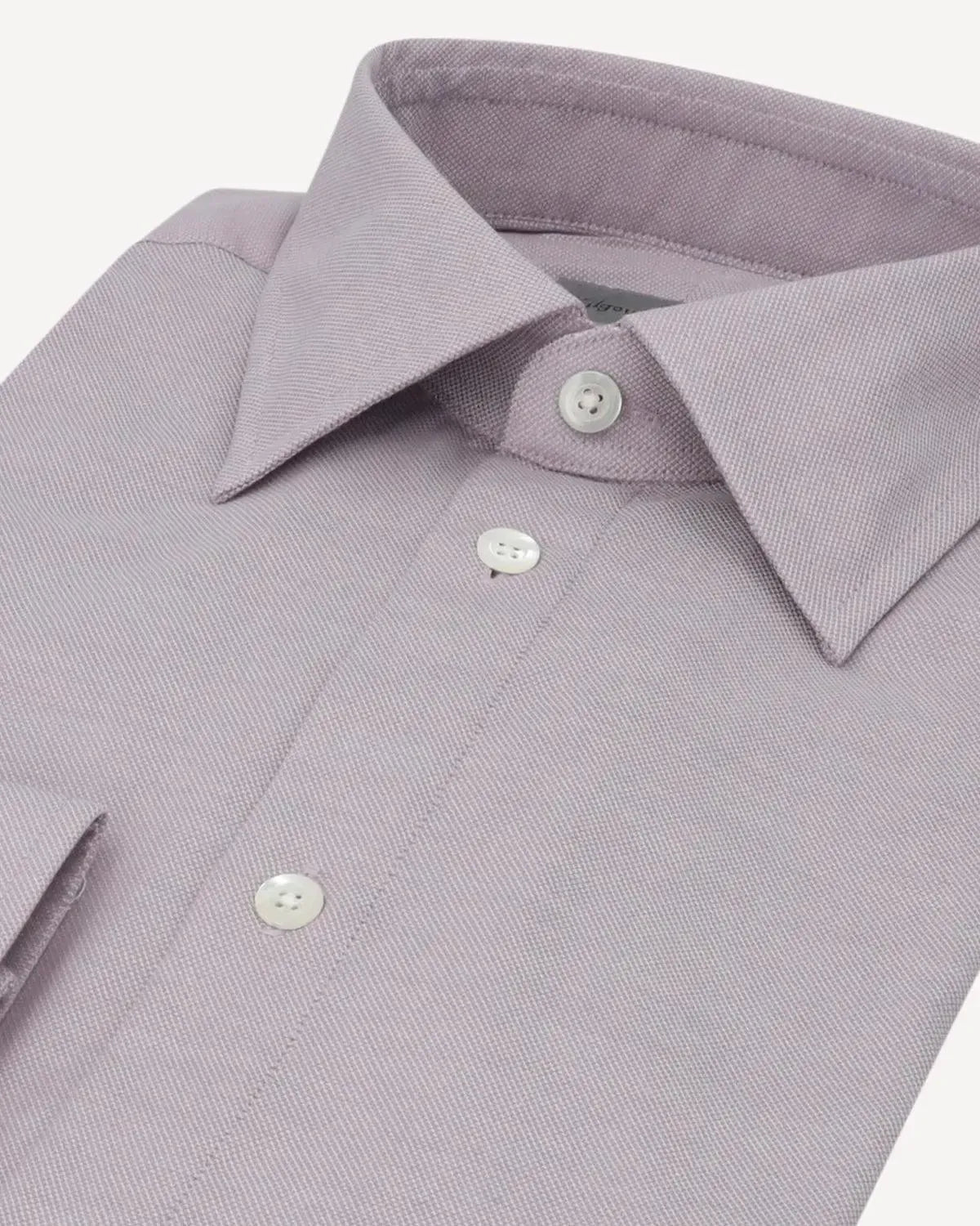 KILGOUR Regular Collar Single Cuff Shirt Lilac-MALFORD OF LONDON SAVILE ROW MENSWEAR OUTLET