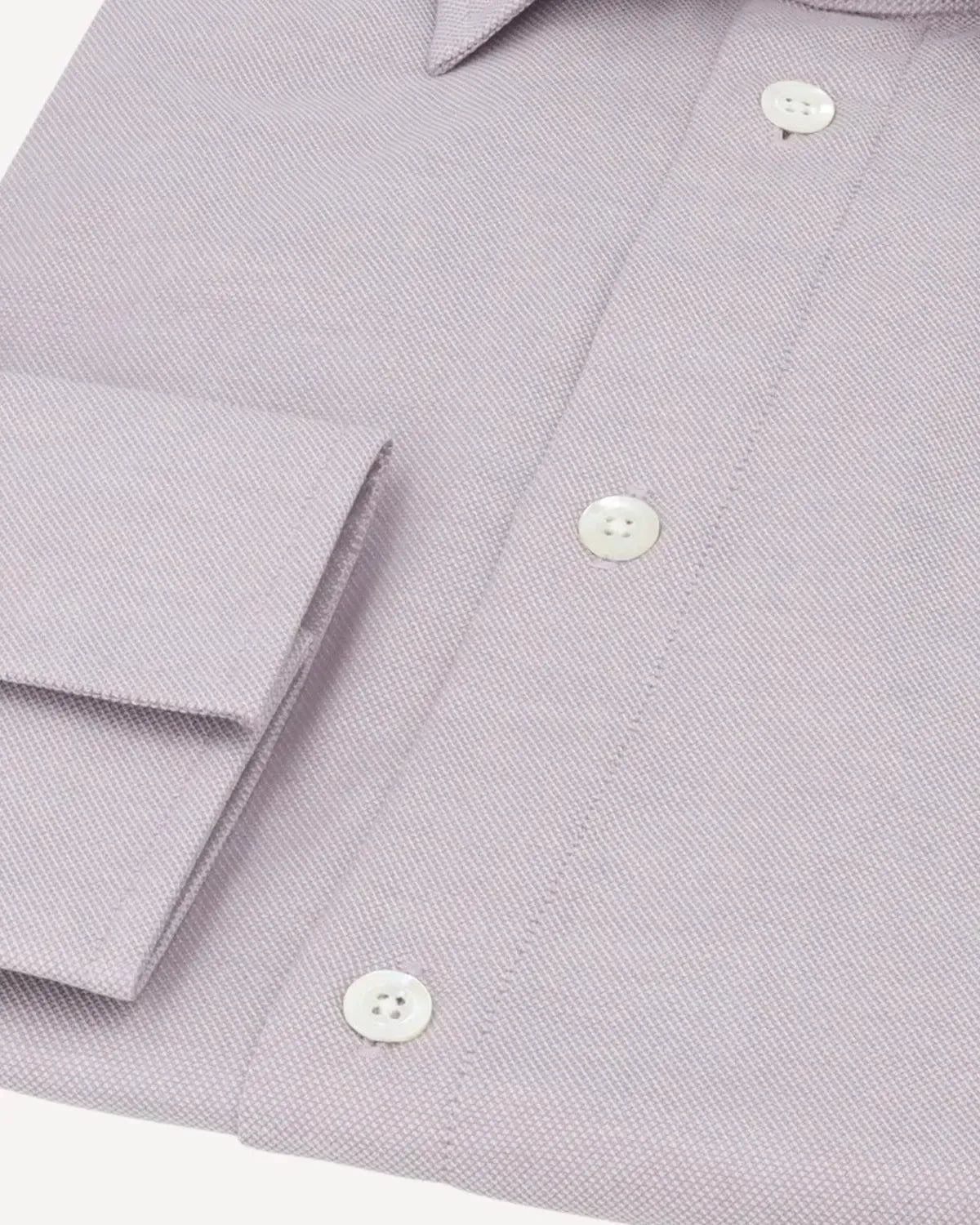 KILGOUR Regular Collar Single Cuff Shirt Lilac-MALFORD OF LONDON SAVILE ROW MENSWEAR OUTLET