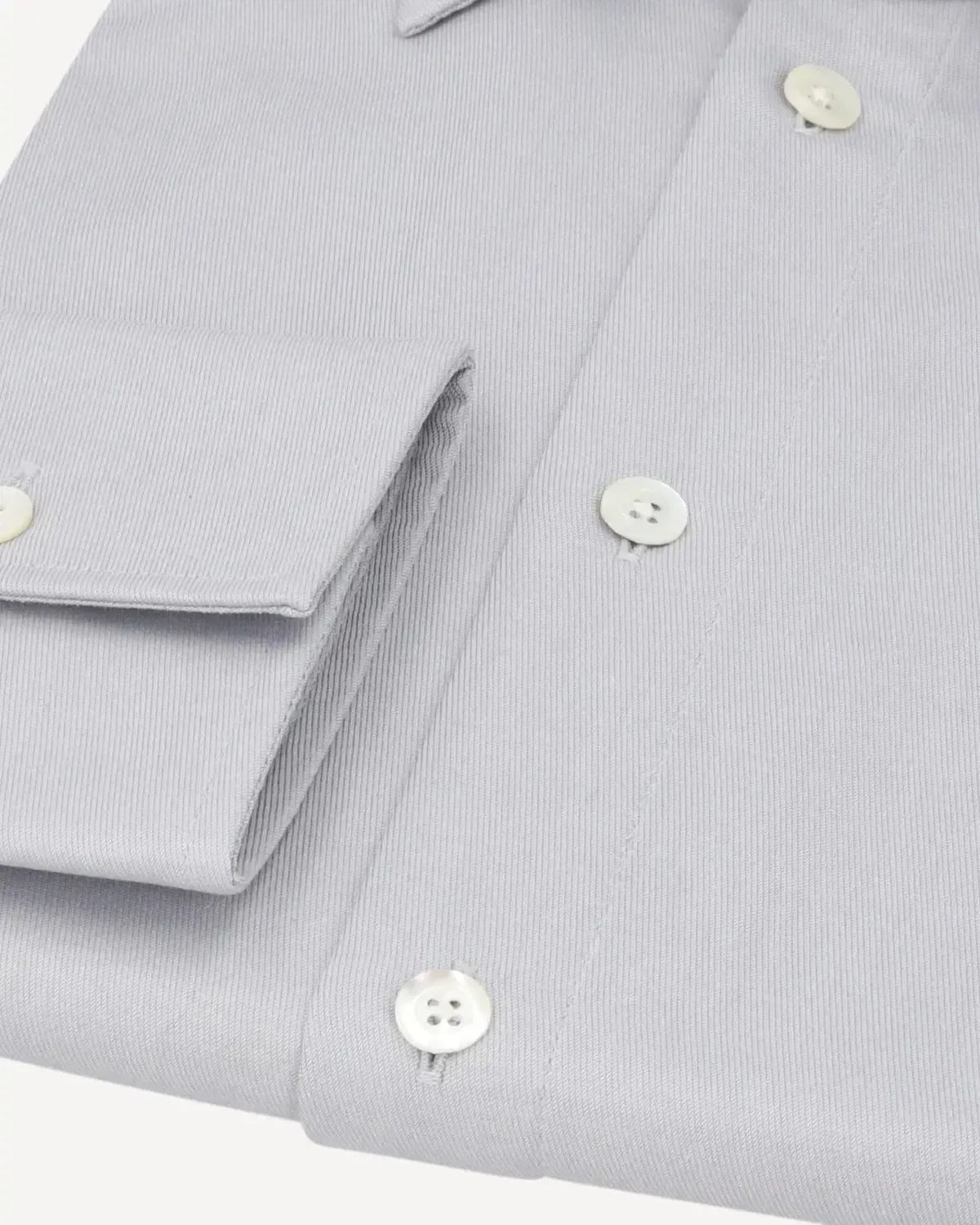 KILGOUR Regular Collar Twill Shirt-MALFORD OF LONDON SAVILE ROW MENSWEAR OUTLET