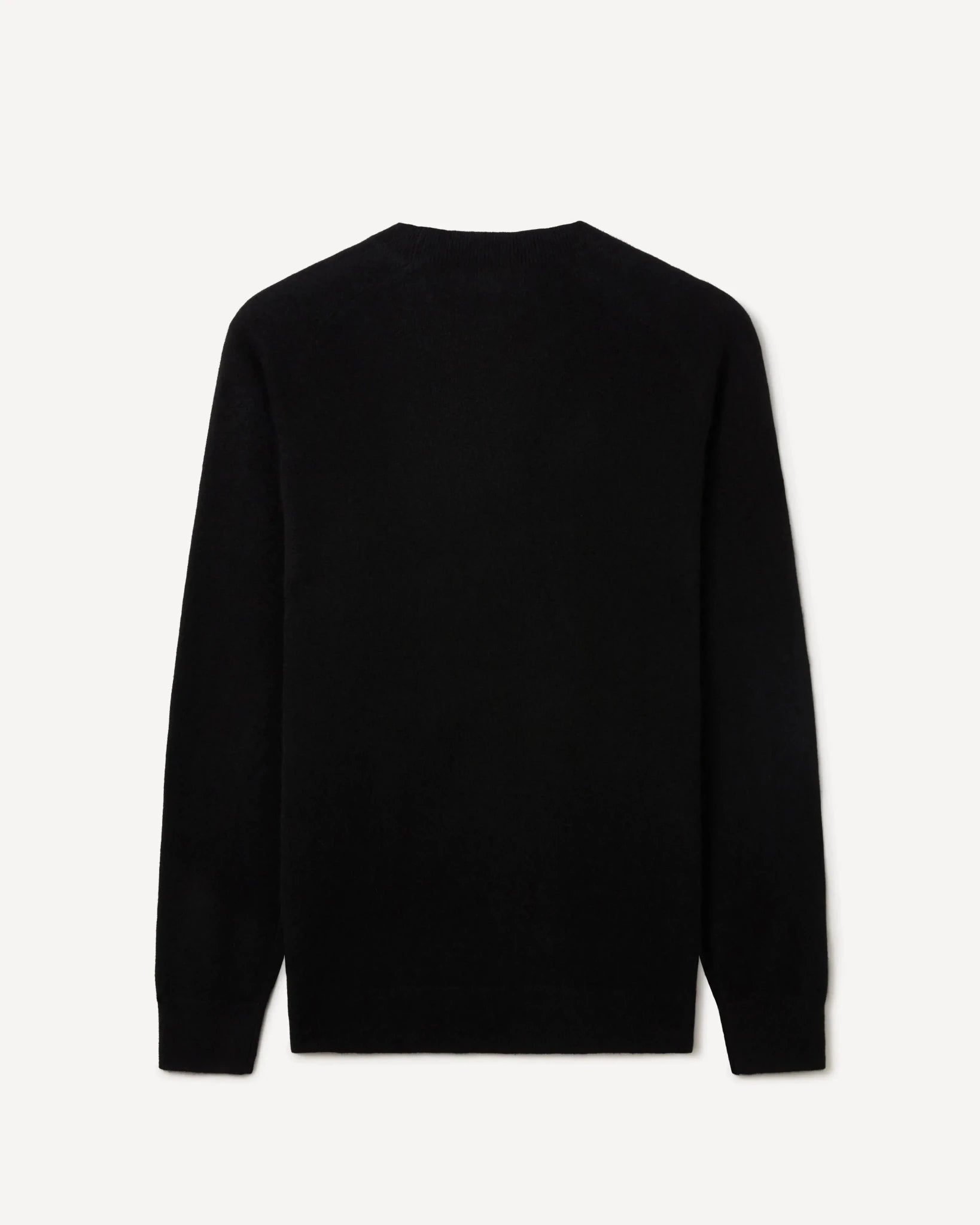 Kilgour Classic Cashmere Crew Neck Black – Savile Row Menswear Outlet | Malford of London