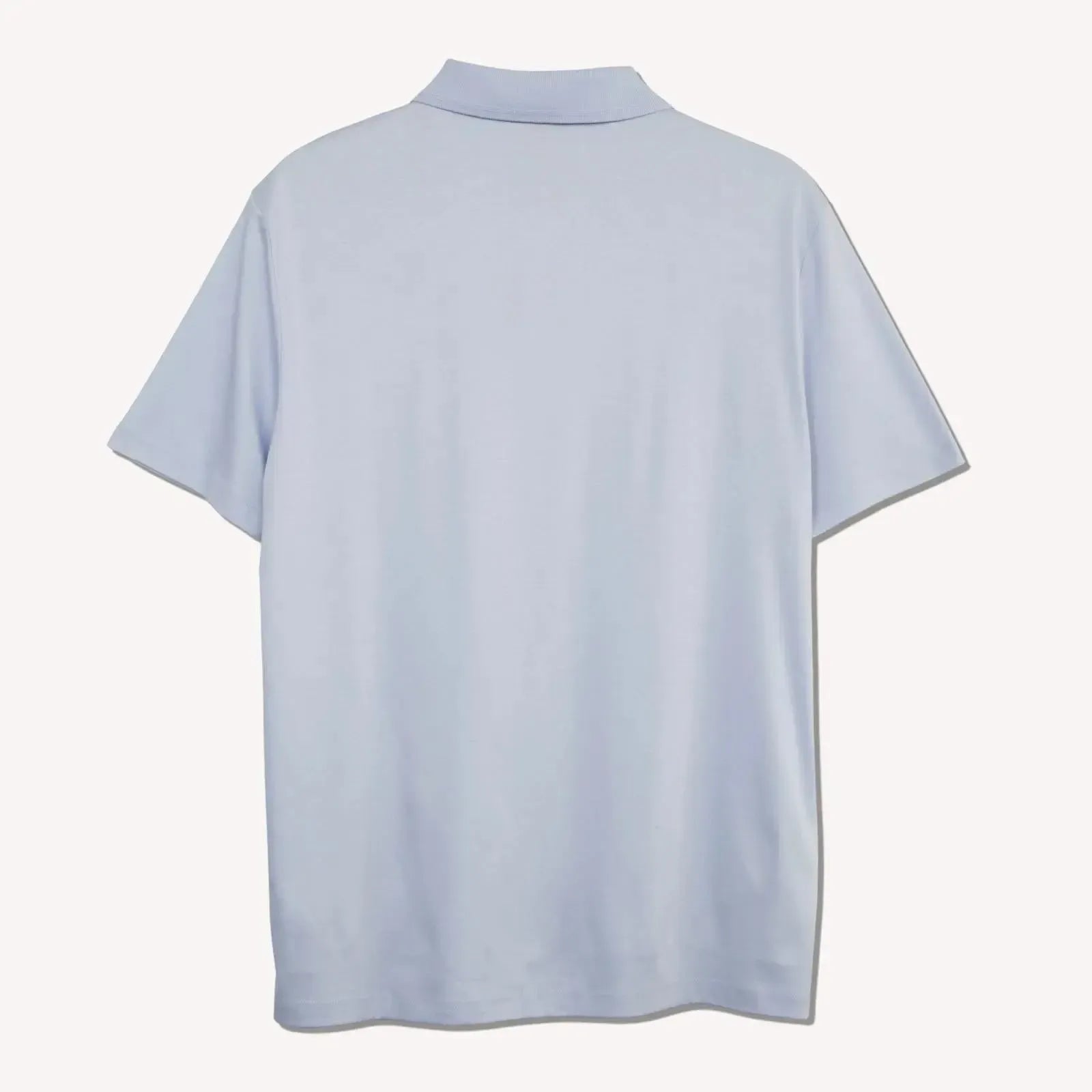 Kilgour Classic Fit Short Sleeve Polo Shirt Soft Blue-MALFORD OF LONDON SAVILE ROW MENSWEAR OUTLET