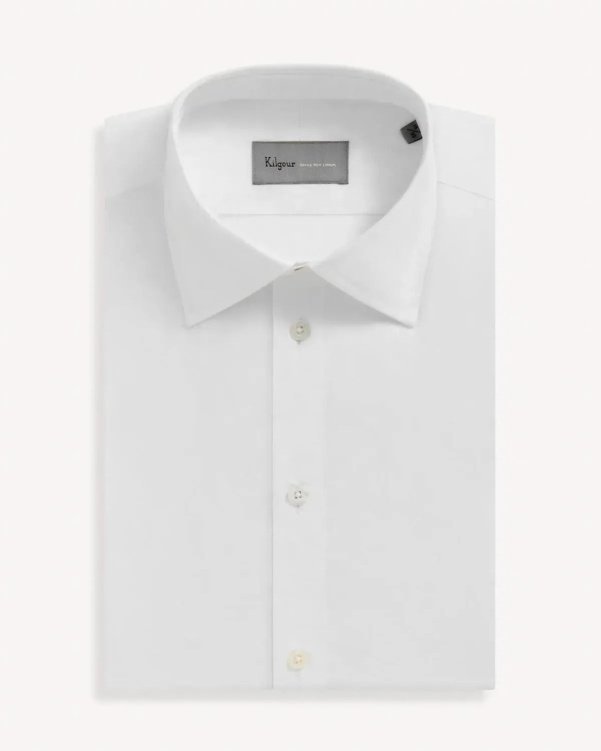 Kilgour Classic Poplin Cotton Shirt-MALFORD OF LONDON SAVILE ROW MENSWEAR OUTLET