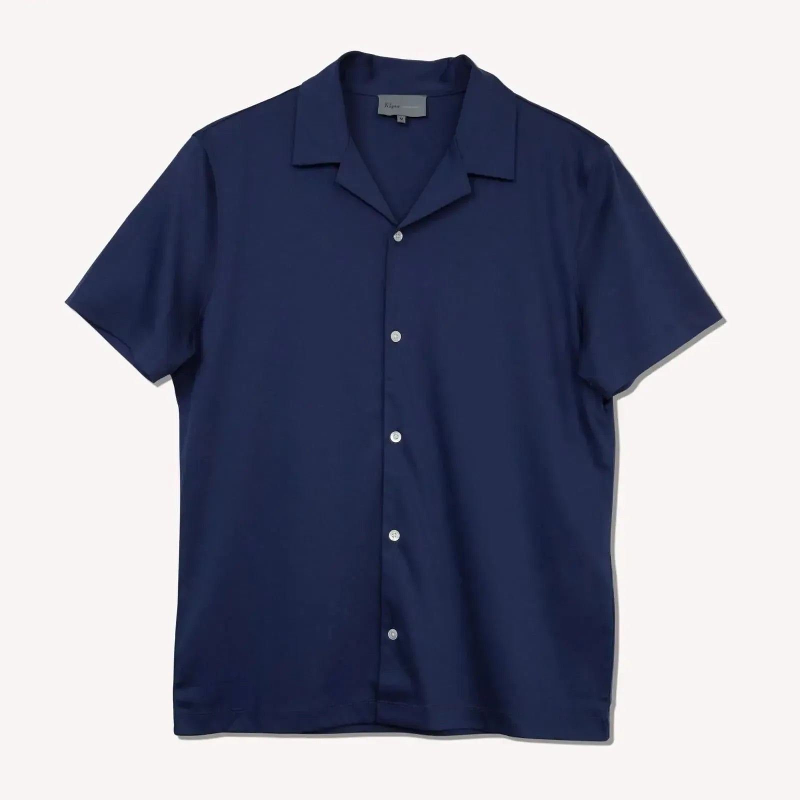 Kilgour Resort Fit Short Sleeve Shirt Air Force-MALFORD OF LONDON SAVILE ROW MENSWEAR OUTLET