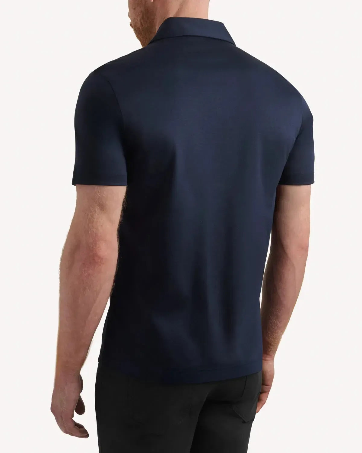Kilgour Resort Fit Short Sleeve Shirt Navy-MALFORD OF LONDON SAVILE ROW MENSWEAR OUTLET