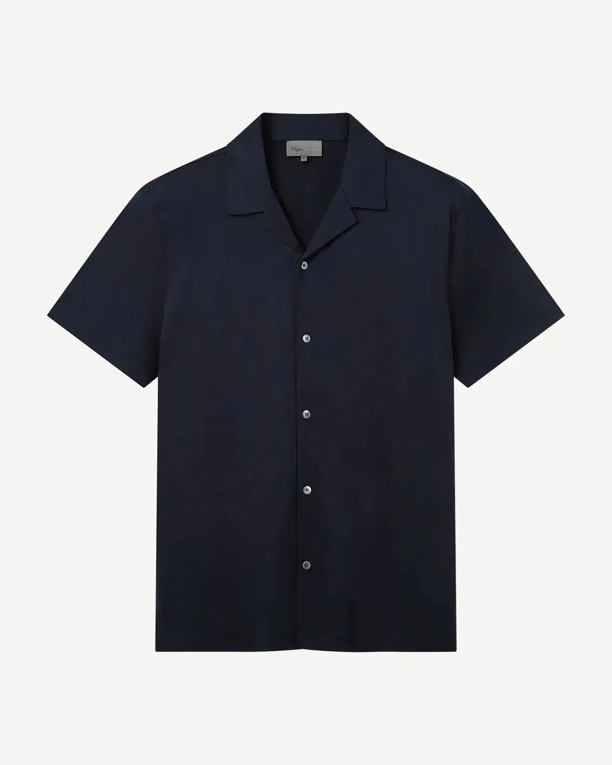 Kilgour Resort Fit Short Sleeve Shirt Navy-MALFORD OF LONDON SAVILE ROW MENSWEAR OUTLET