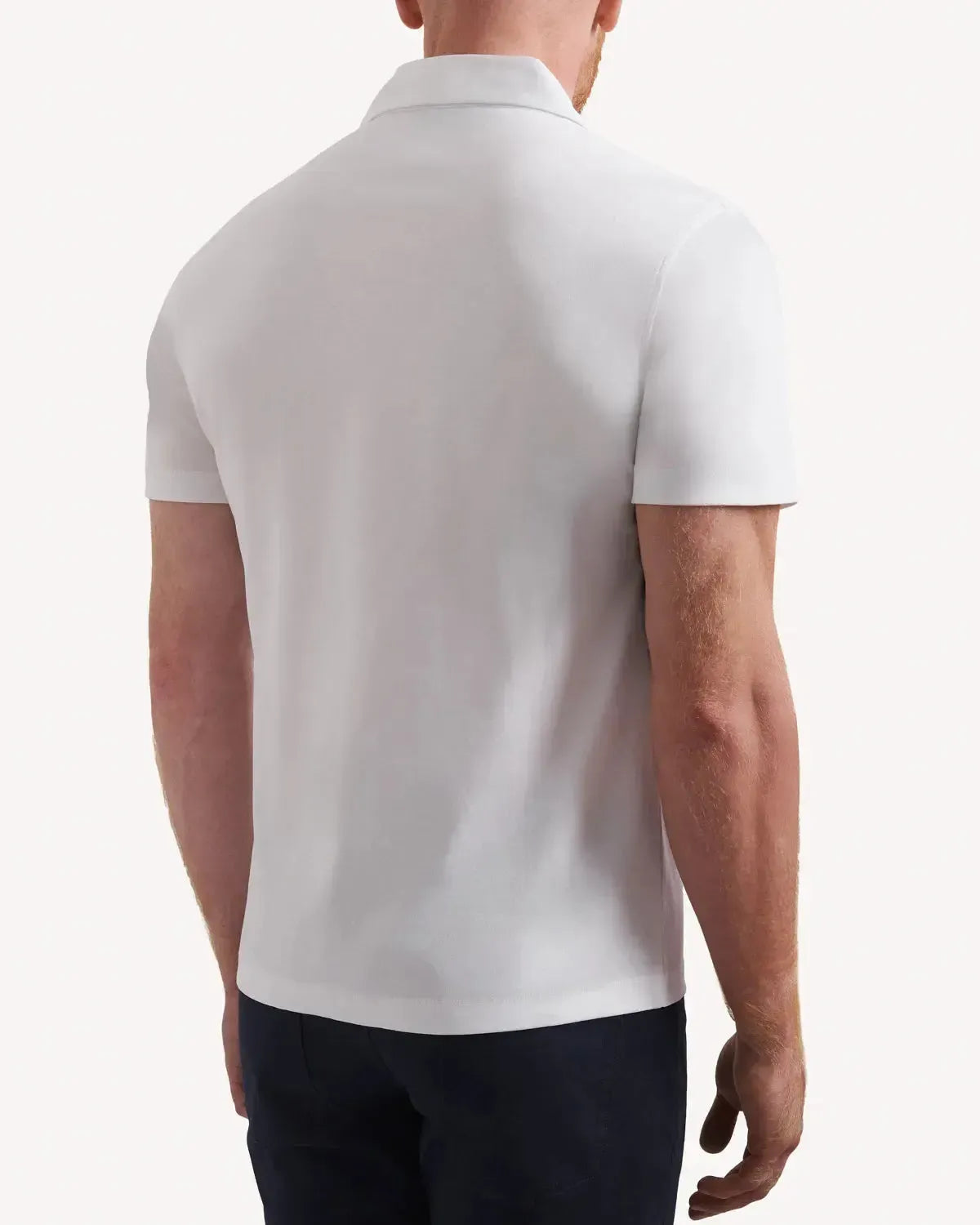 Kilgour Resort Fit Short Sleeve Shirt White-MALFORD OF LONDON SAVILE ROW MENSWEAR OUTLET