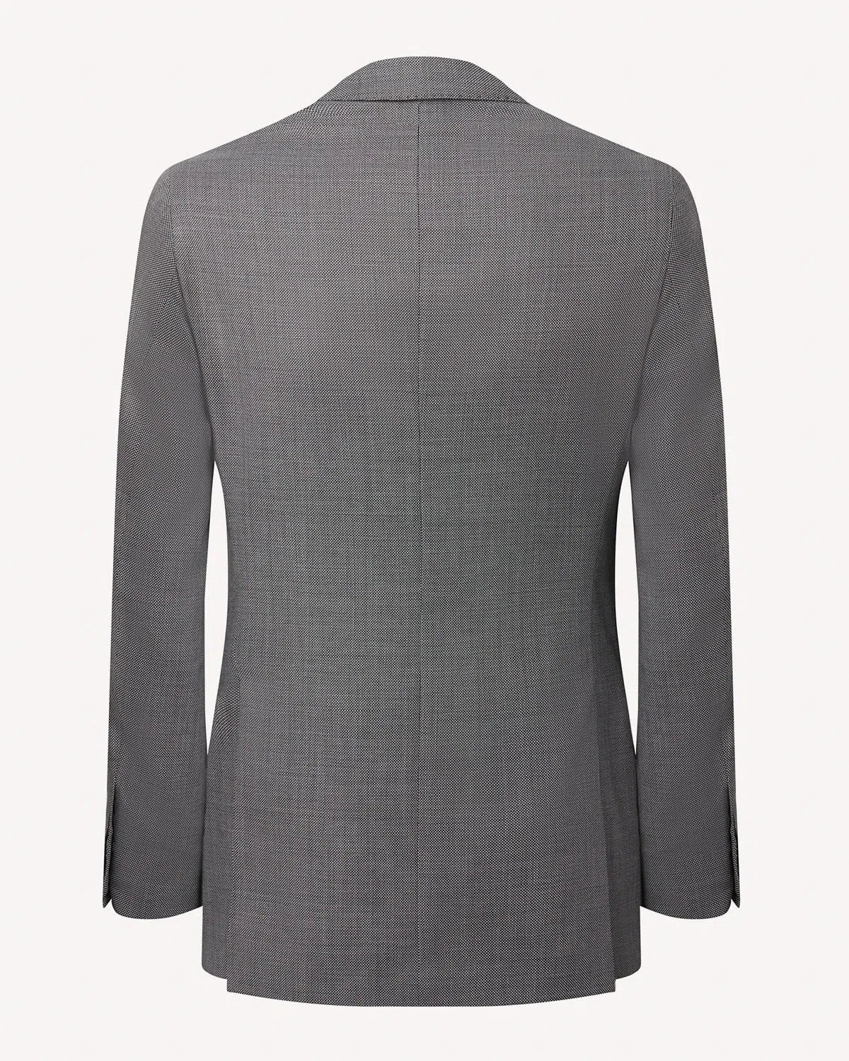 Kilgour SB1 KG Single Breasted Birdseye Suit Grey-MALFORD OF LONDON SAVILE ROW MENSWEAR OUTLET