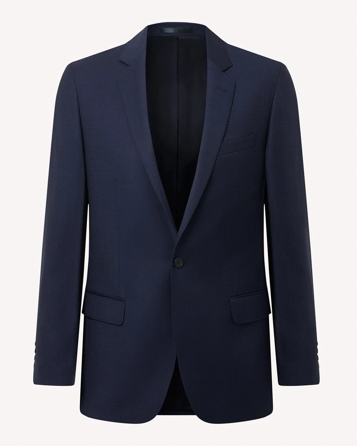 Kilgour SB1 KG Single Breasted Birdseye Suit Navy-MALFORD OF LONDON SAVILE ROW MENSWEAR OUTLET