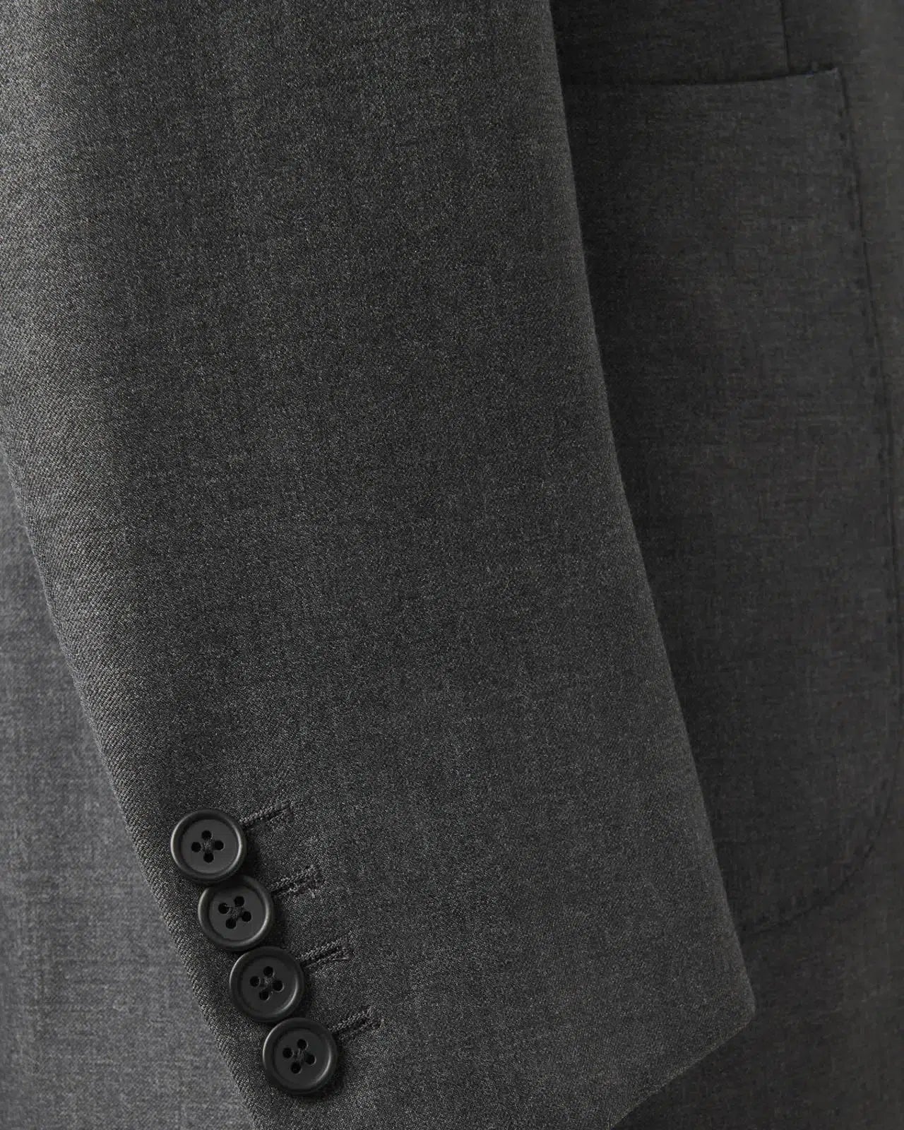 Kilgour SB1 Wool Jacket Charcoal Grey-MALFORD OF LONDON SAVILE ROW MENSWEAR OUTLET