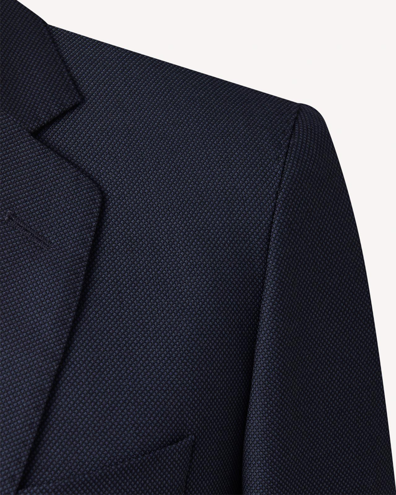 Kilgour Single Breasted Birdseye Suit Navy-MALFORD OF LONDON SAVILE ROW MENSWEAR OUTLET