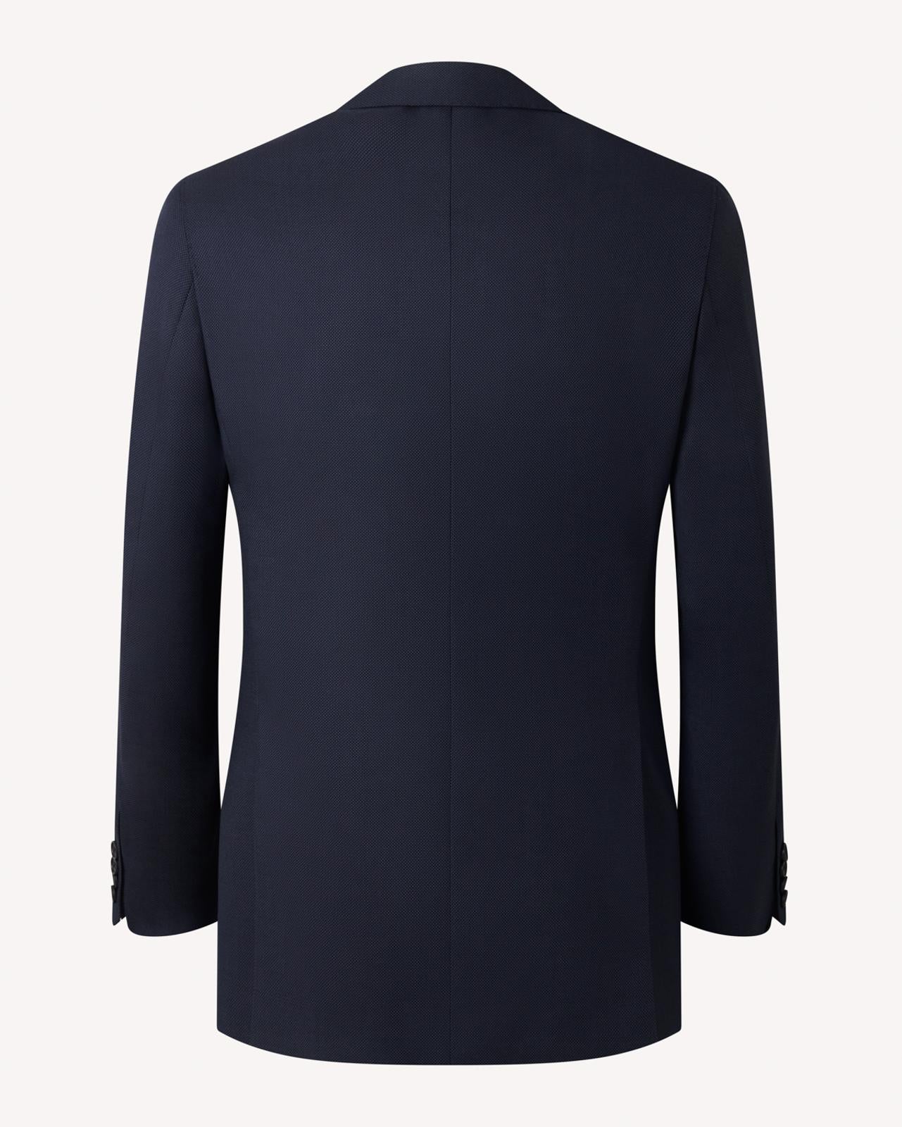 Kilgour Single Breasted Birdseye Suit Navy-MALFORD OF LONDON SAVILE ROW MENSWEAR OUTLET