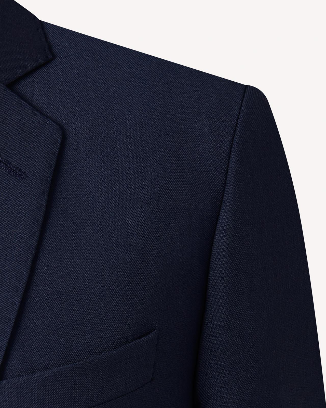 Kilgour Single Breasted Twill Suit Navy-MALFORD OF LONDON SAVILE ROW MENSWEAR OUTLET