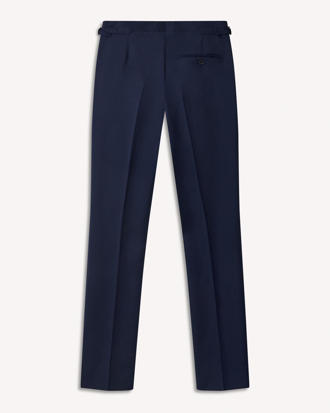 Kilgour Single Breasted Twill Suit Navy-MALFORD OF LONDON SAVILE ROW MENSWEAR OUTLET