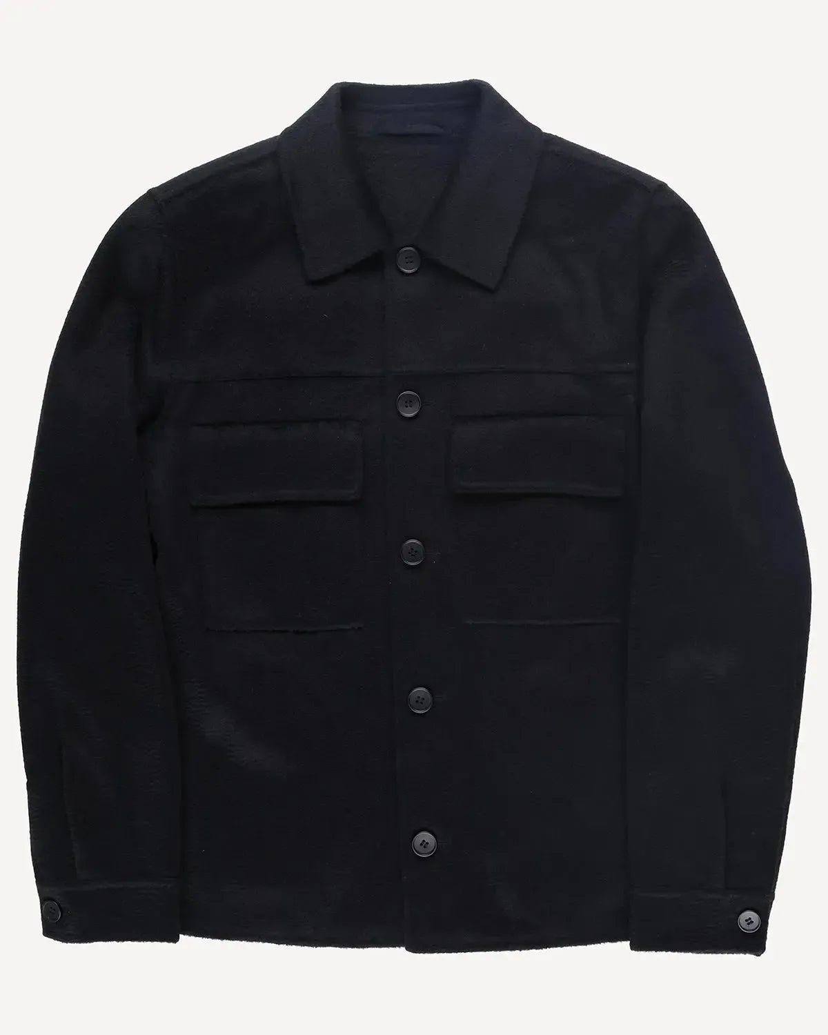 Kilgour Town Coat Black-MALFORD OF LONDON SAVILE ROW MENSWEAR OUTLET