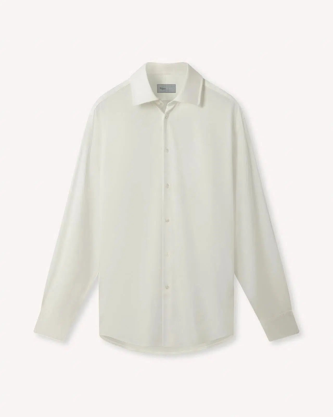 Kilgour White Tailored Fit Shirt Soft Stretch Cotton-MALFORD OF LONDON SAVILE ROW MENSWEAR OUTLET