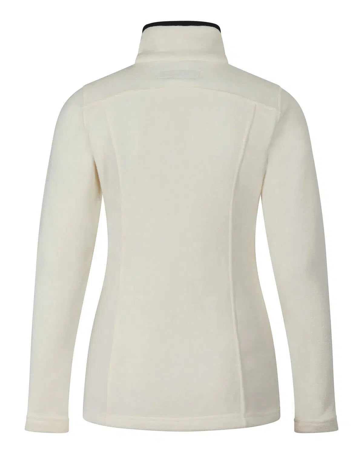 Ladies Full Zip Summer Fleece Cream-MALFORD OF LONDON SAVILE ROW MENSWEAR OUTLET