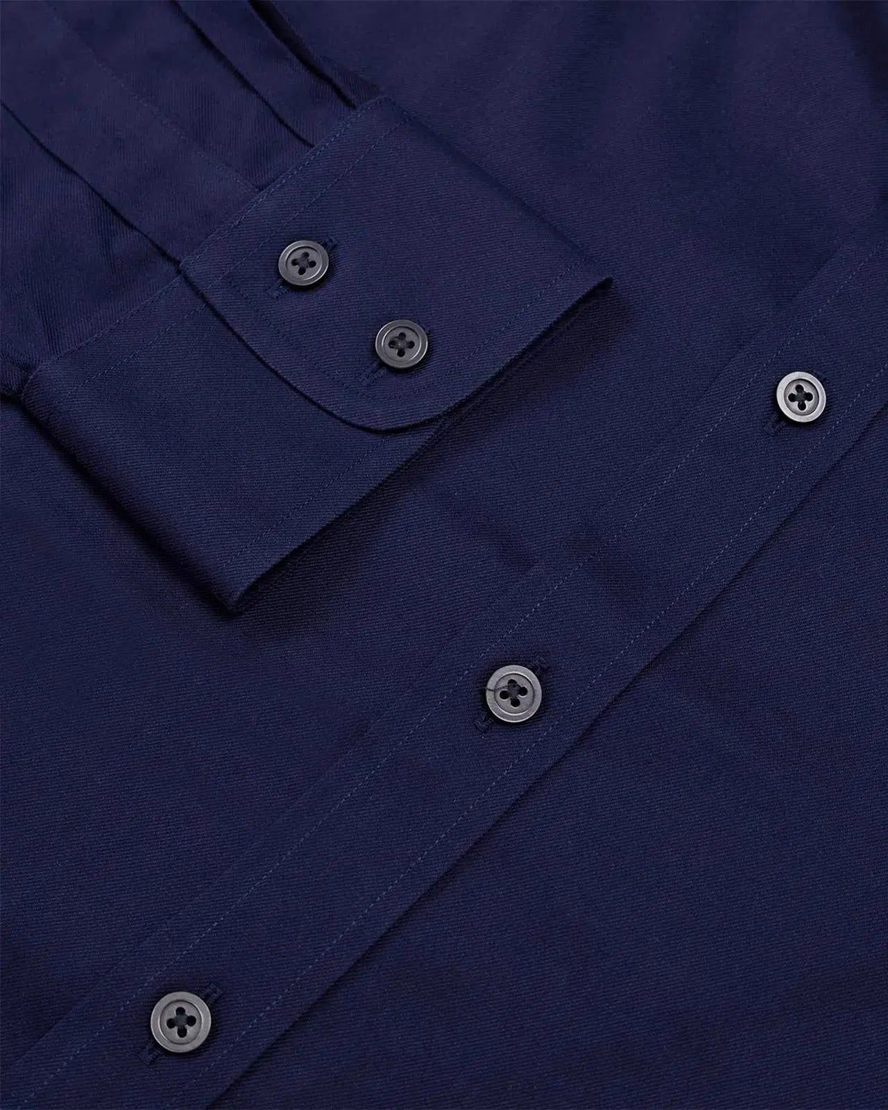 Navy Classic Fit Shirt-MALFORD OF LONDON SAVILE ROW MENSWEAR OUTLET